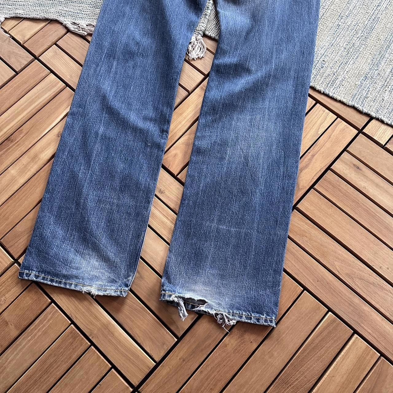 Vintage Y2K Quiksilver Surfwear Faded Denim Pants Trousers