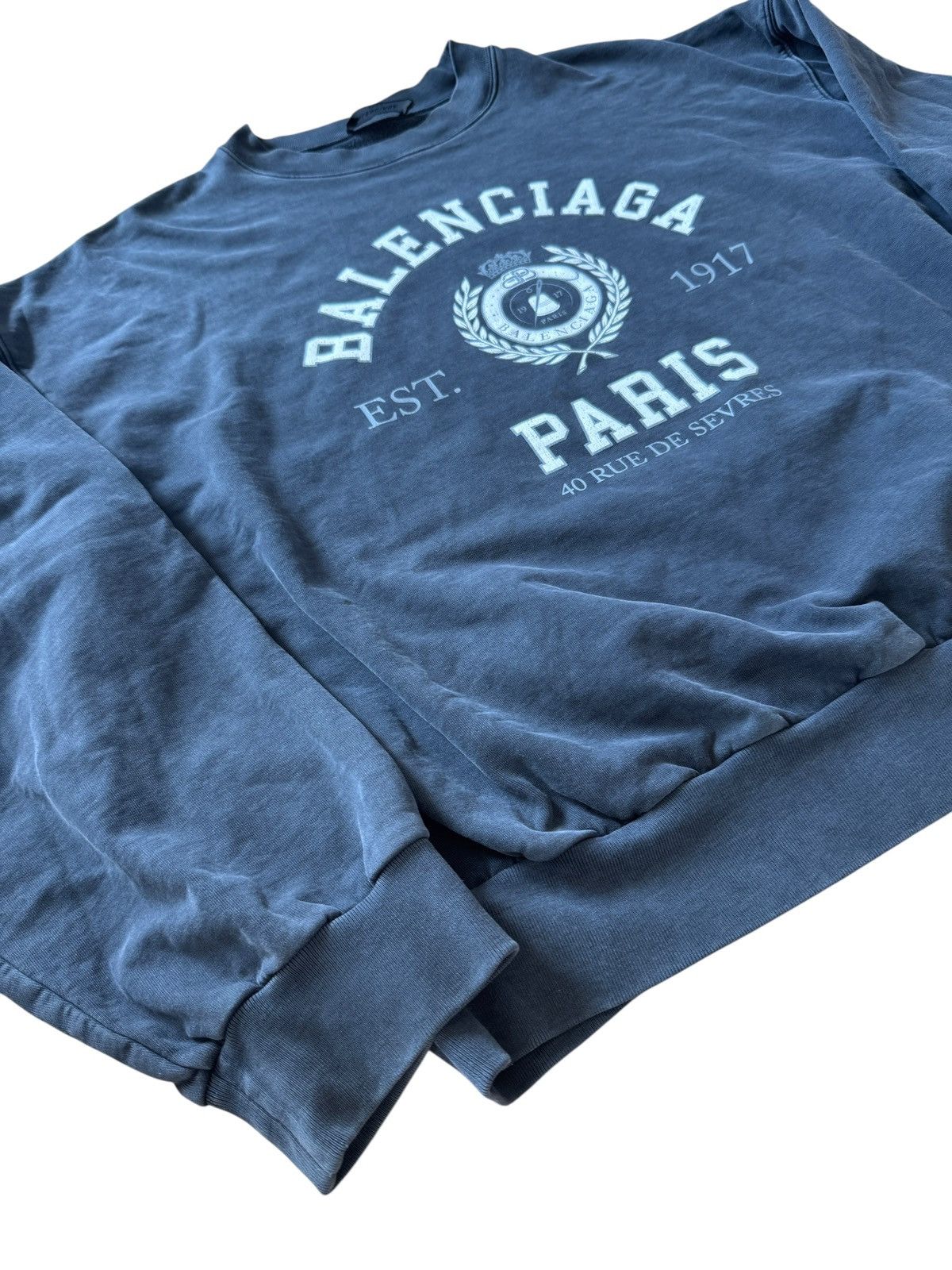 Balenciaga *RARE* BALENCIAGA DEMNA 1917 COLLEGE CREWNECK Size US L / EU 52-54 / 3 - 5 Thumbnail