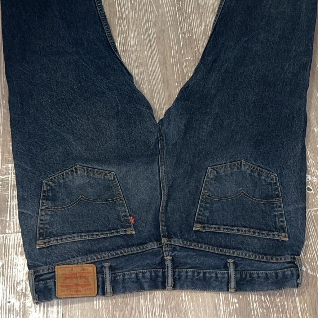 Levi's Levi's 505 blue jeans with a unique cut out design Size US 42 / EU 58 - 3 Thumbnail