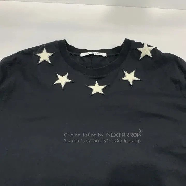 Givenchy Givenchy Star Print Black Short Sleeve T-Shirt. Size US XL / EU 56 / 4 - 6 Thumbnail