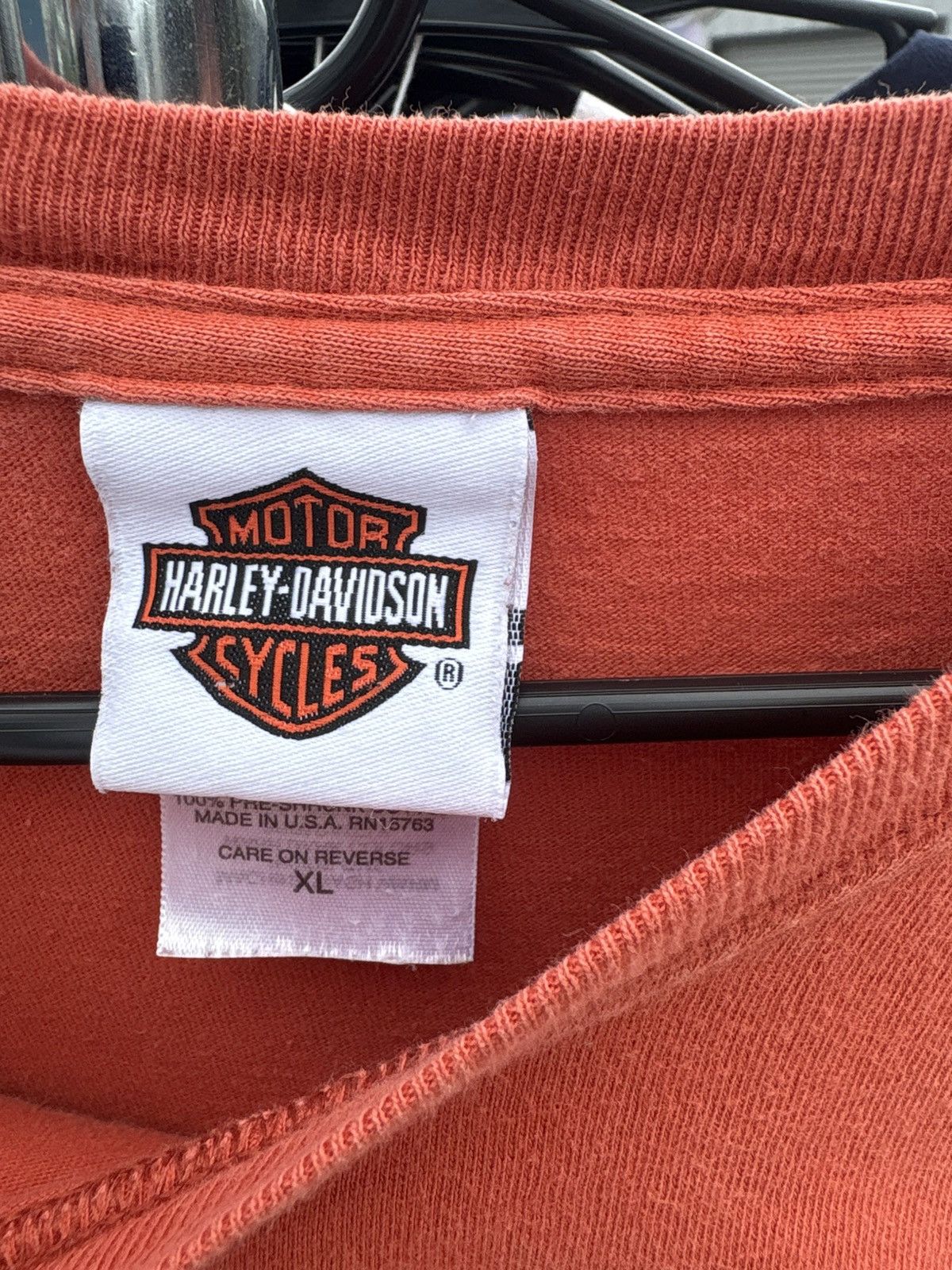 Harley Davidson × Vintage Vintage 2005 Harley Davidson Oklahoma T-Shirt Size US XL / EU 56 / 4 - 4 Thumbnail