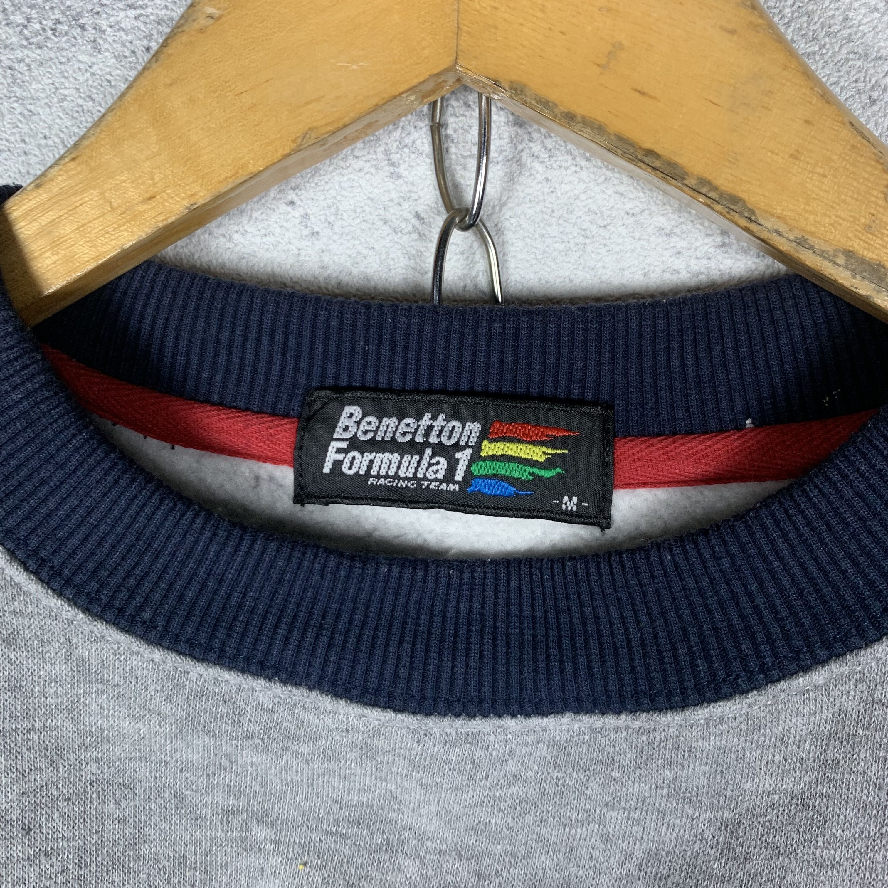 Formula 1 Vintage Benetton Formula 1 Racing Team Sweatshirt Crewneck Size US S / EU 44-46 / 1 - 4 Thumbnail
