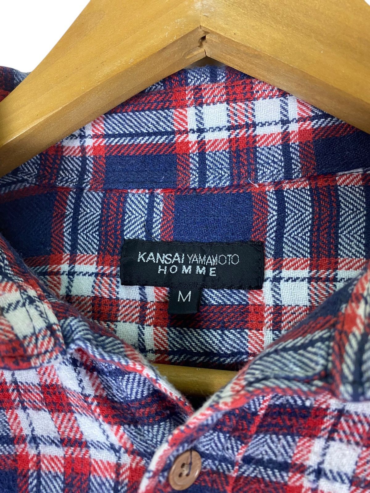 Kansai Yamamoto Kansai Yamamoto Red Flannel Button Ups Size US M / EU 48-50 / 2 - 7 Thumbnail