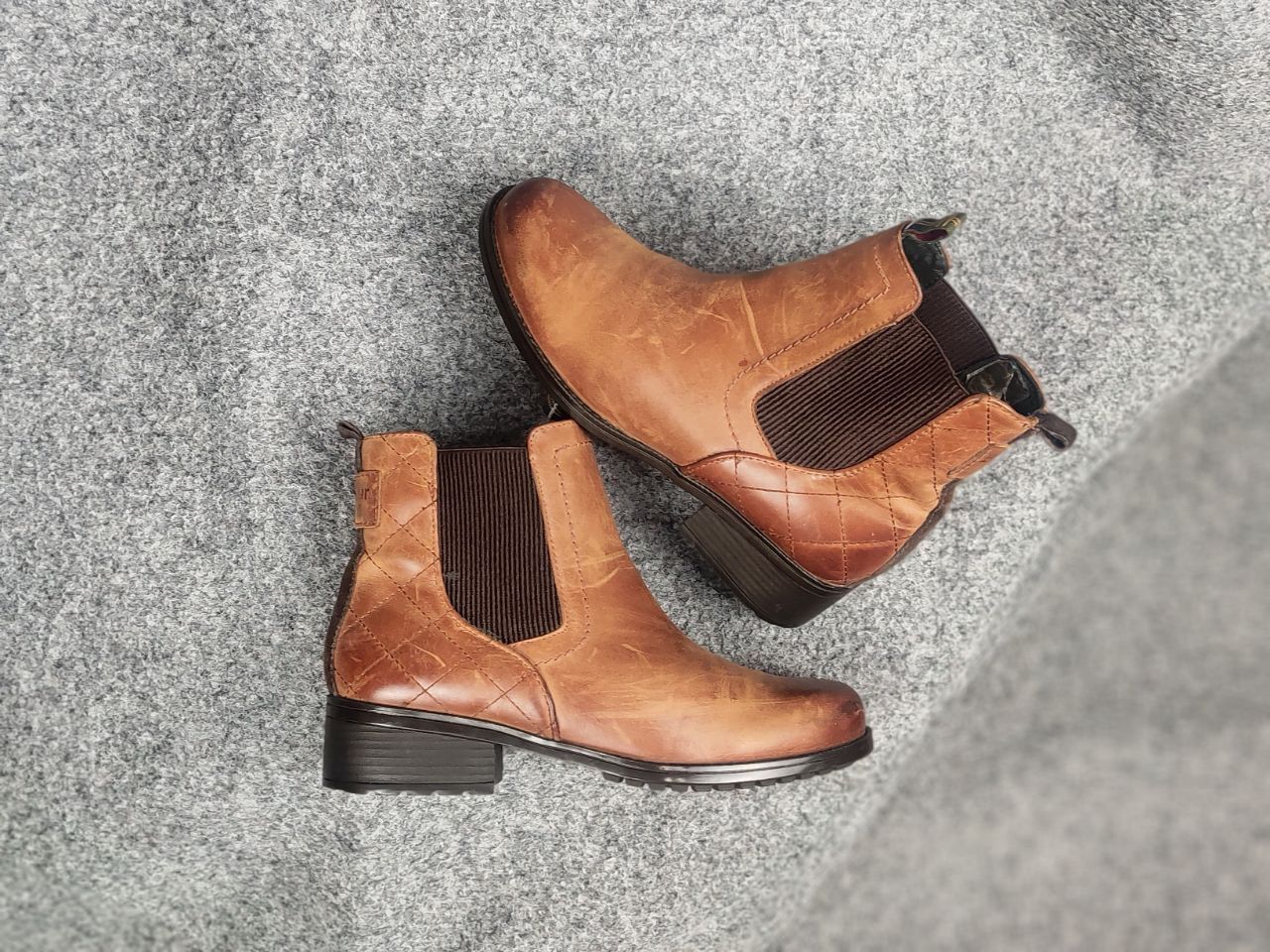 Barbour Barbour Rimini Waterproof Chestnut Chelsea Leather Boots Size US 5 / IT 35 - 18 Thumbnail