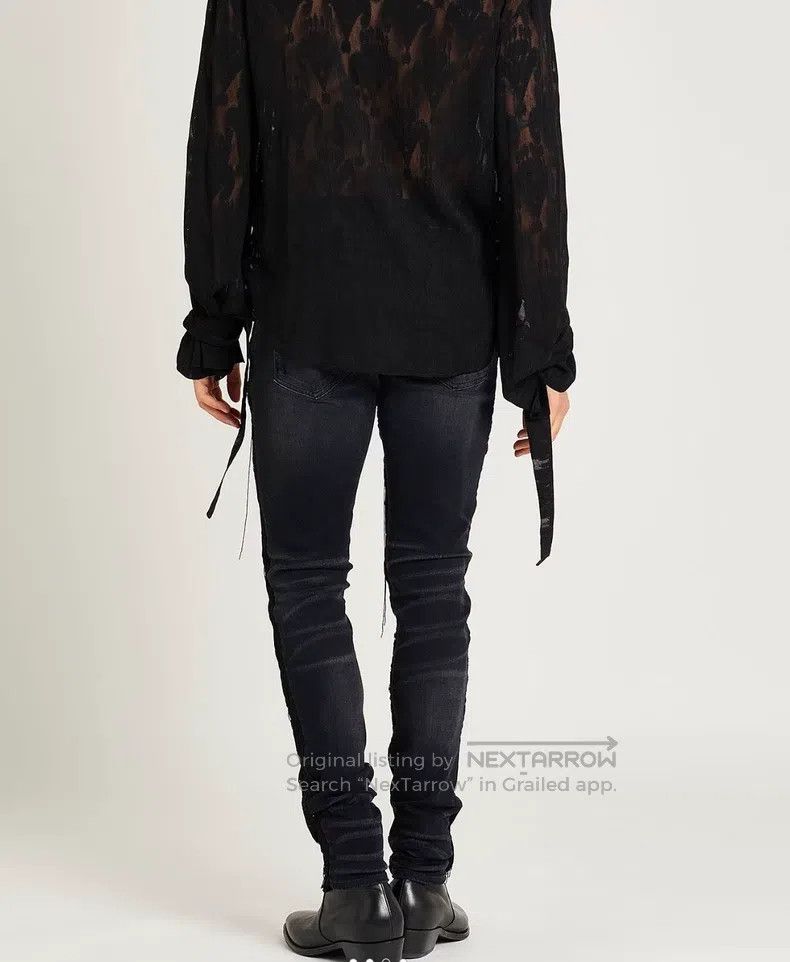 Amiri Amiri Fringed Denim Pants Size US 38 / EU 54 - 2 Thumbnail