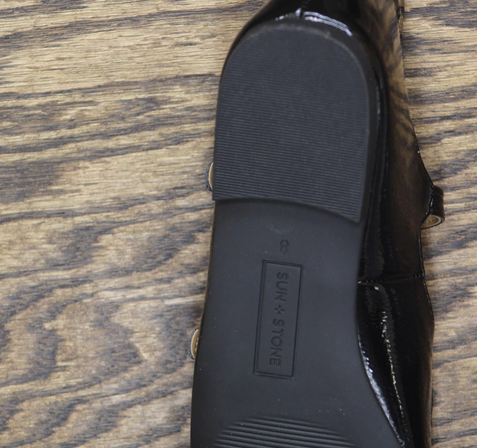 Other Nwt Sun + Stone Womens Strap Mary Jane Flats Black Patent 8m Size US 8 / IT 38 - 7 Thumbnail