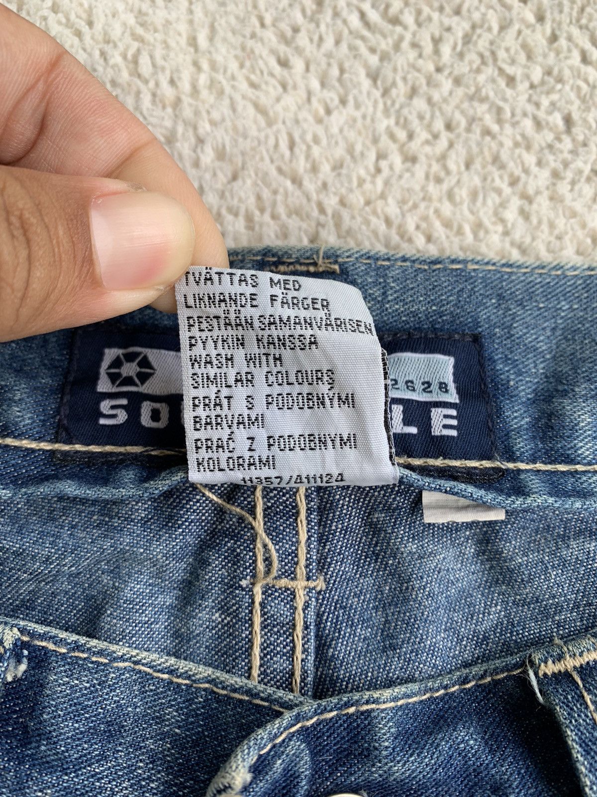 Southpole Southpole Distressed Mud Wash Baggy Jorts Size US 32 / EU 48 - 13 Thumbnail