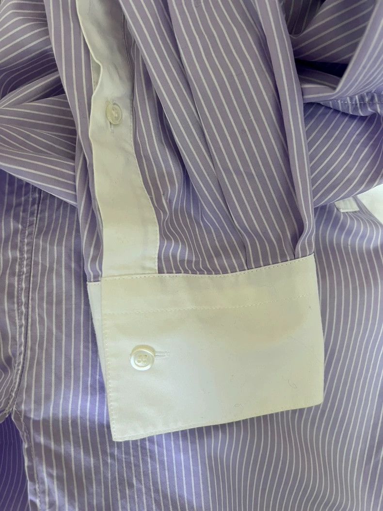 Loewe LOEWE Light purple striped long-sleeved shirt Size XXS / US 00 / IT 34 - 6 Thumbnail