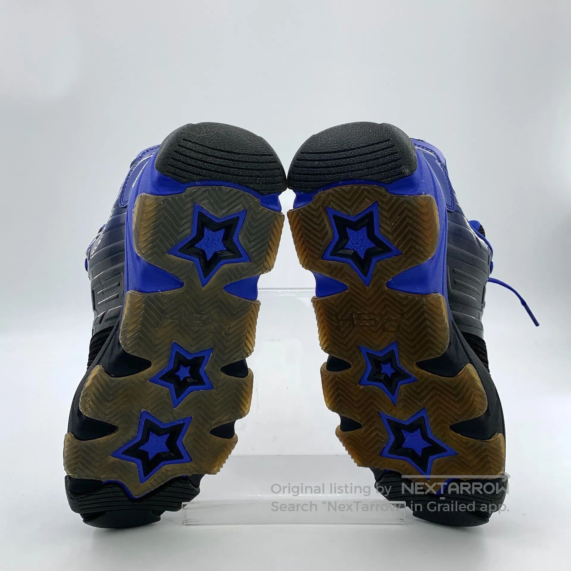 ASH Ash Blue and Black Contrast Color Laced Casual Flat Dad Sh Size US 5 / EU 37 - 5 Thumbnail