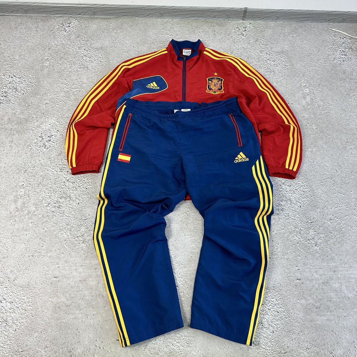 Adidas Soccer Jersey Vintage Vintage Blokecore Drip Adidas Spain 2011 Nylon Tracksuit Grailed