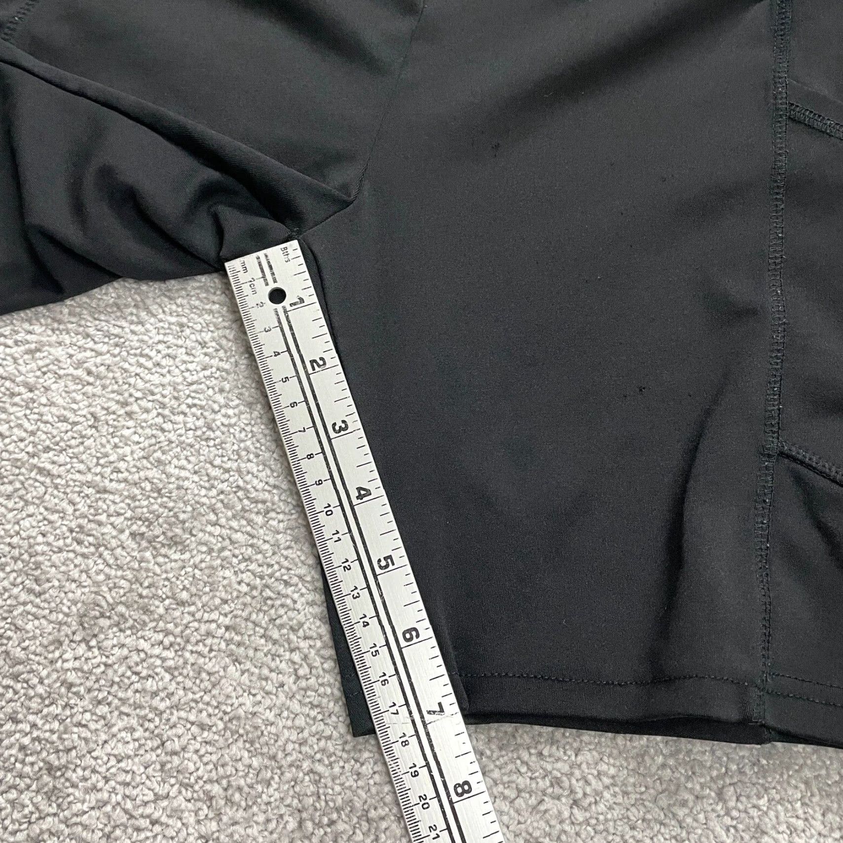 Vintage Shosho Compression Bike Shorts Womens M Black High Rise Pockets 26x7 Active Small Shosho Womens Medium Black High Rise Pockets Active 26x7 Size 32" / US 10 / IT 46 - 6 Thumbnail