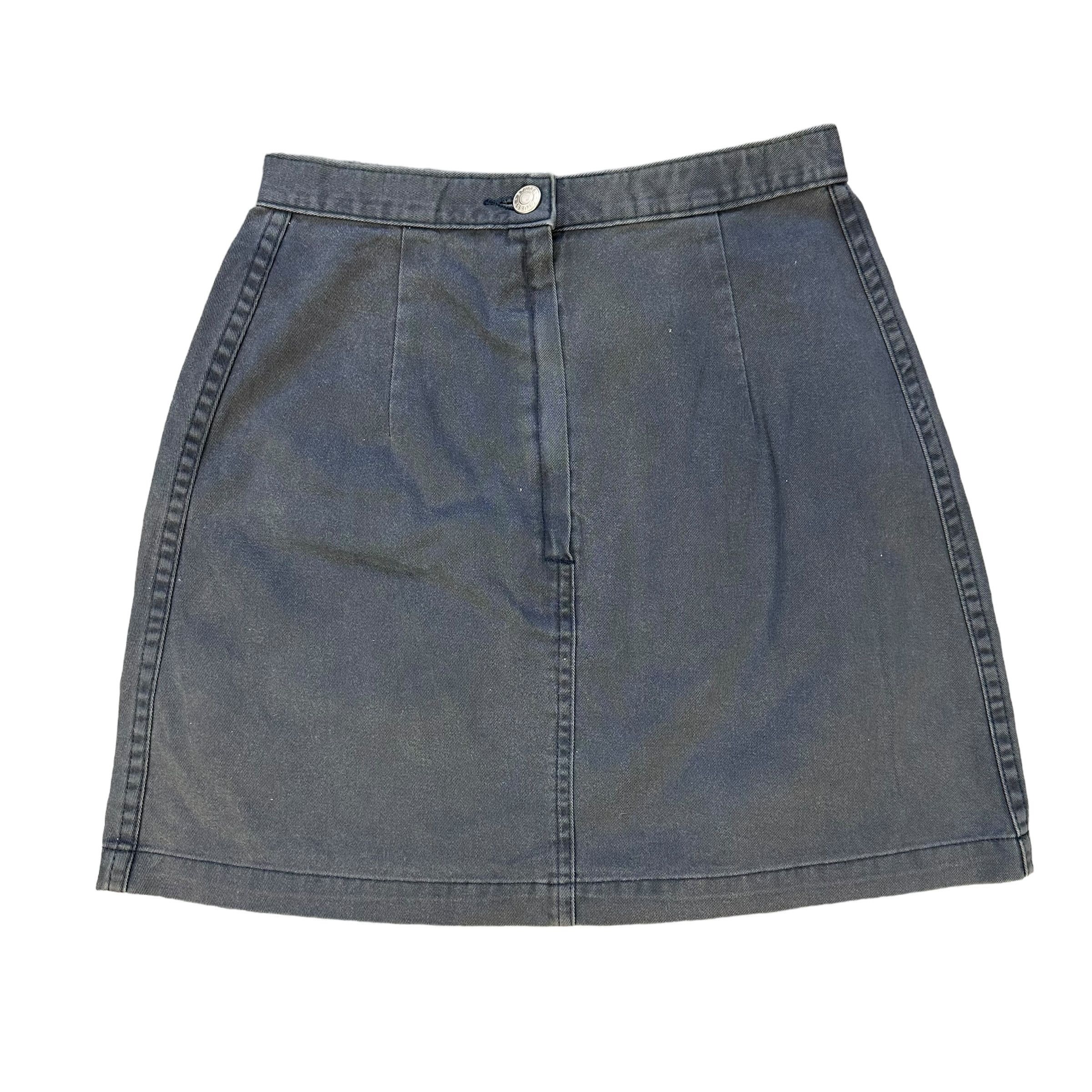 Stussy 90’s STUSSY Made in Usa Faded Gray Mini Skirt #A44-1027 Size 24" / US 00 / IT 34 - 5 Thumbnail