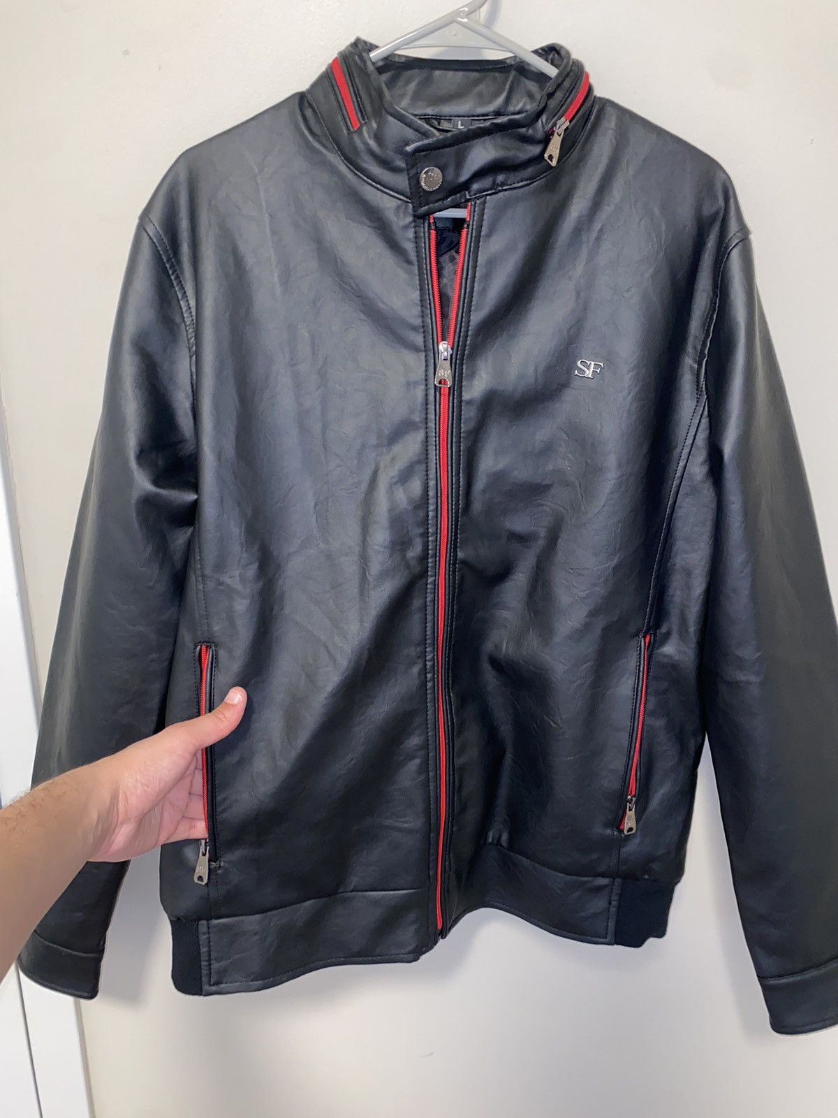 Genuine Leather Superlative Fashion Leather Jacket (Black) Size US L / EU 52-54 / 3 - 3 Thumbnail