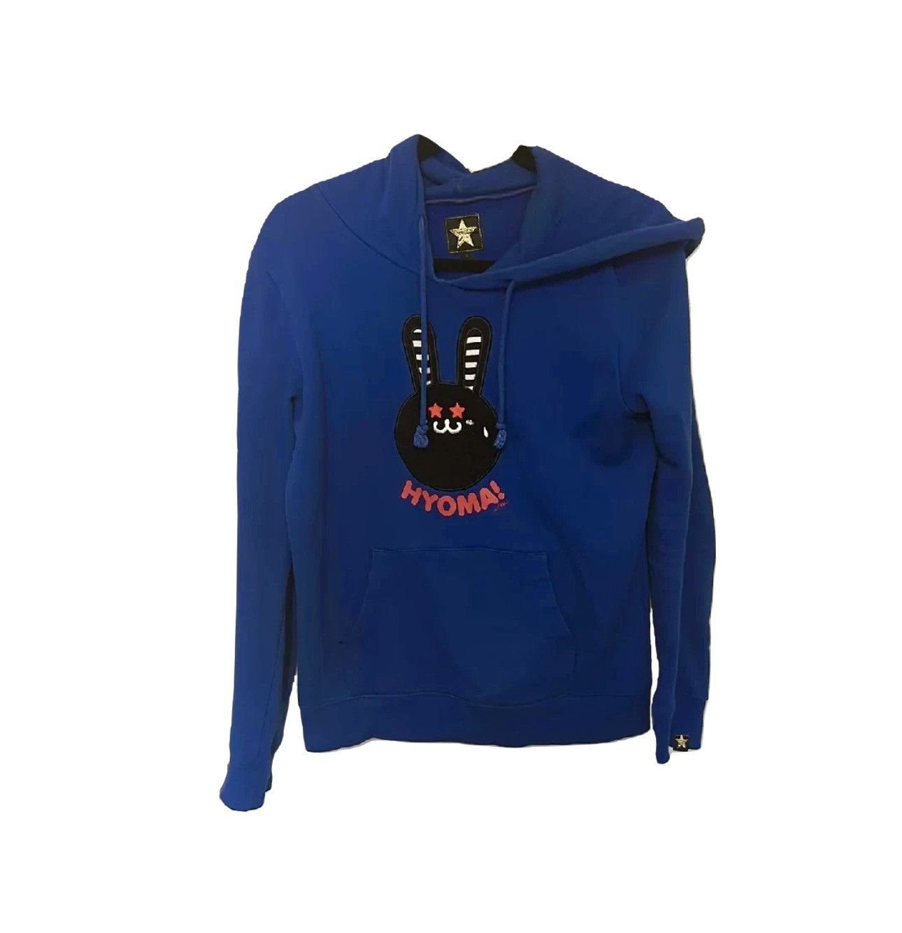 image of 20471120 Hyoma Star Bunny Hoodie in Blue, Men's (Size Small)