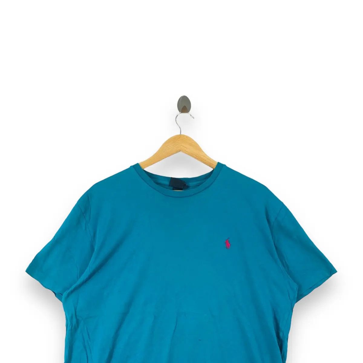 Polo Ralph Lauren Vintage POLO RALPH LAUREN Small Pony Plain Tee Shirt Size US M / EU 48-50 / 2 - 2 Thumbnail