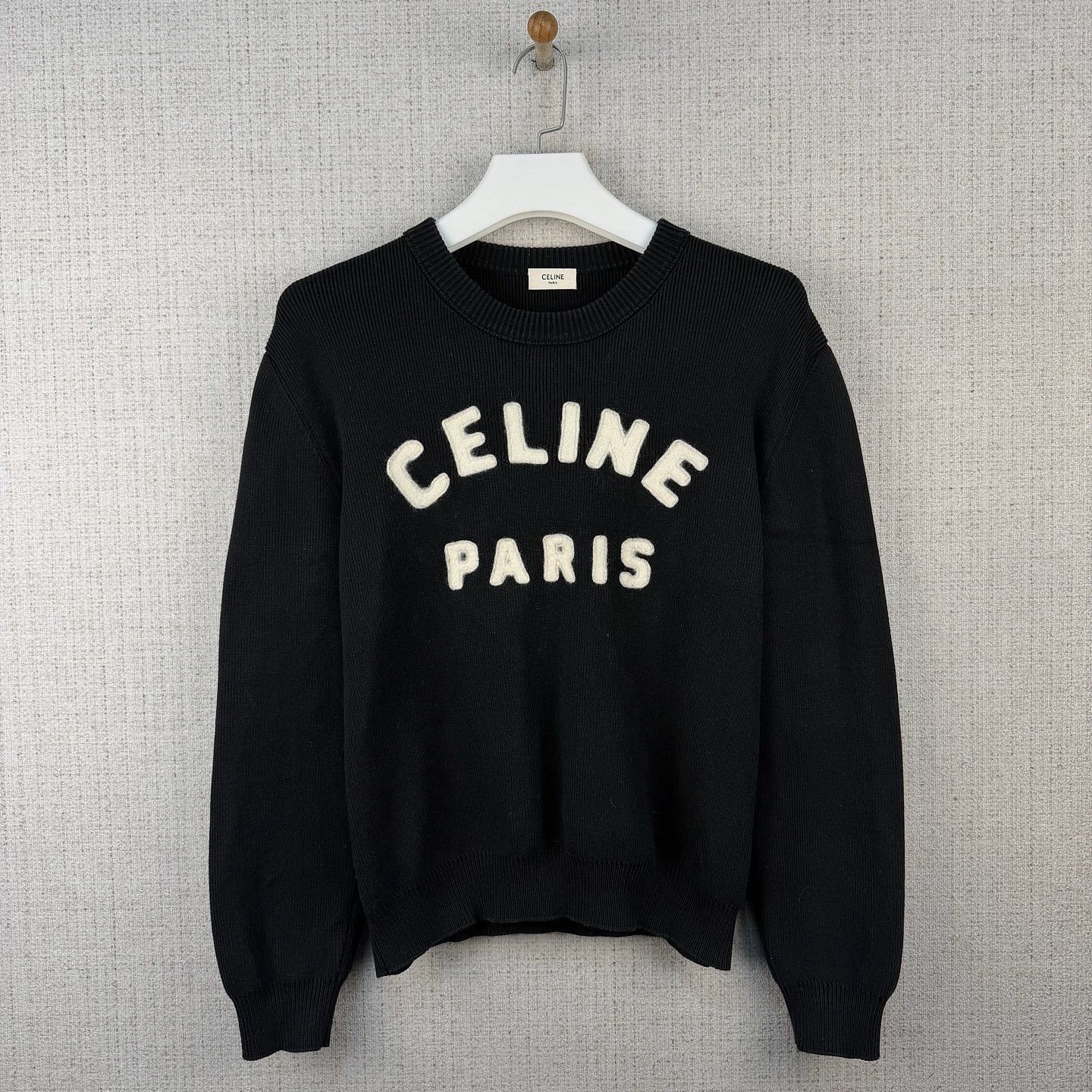 Celine Celine Paris Logo Sweatshirt Size M Size US M / EU 48-50 / 2 - 1 Thumbnail