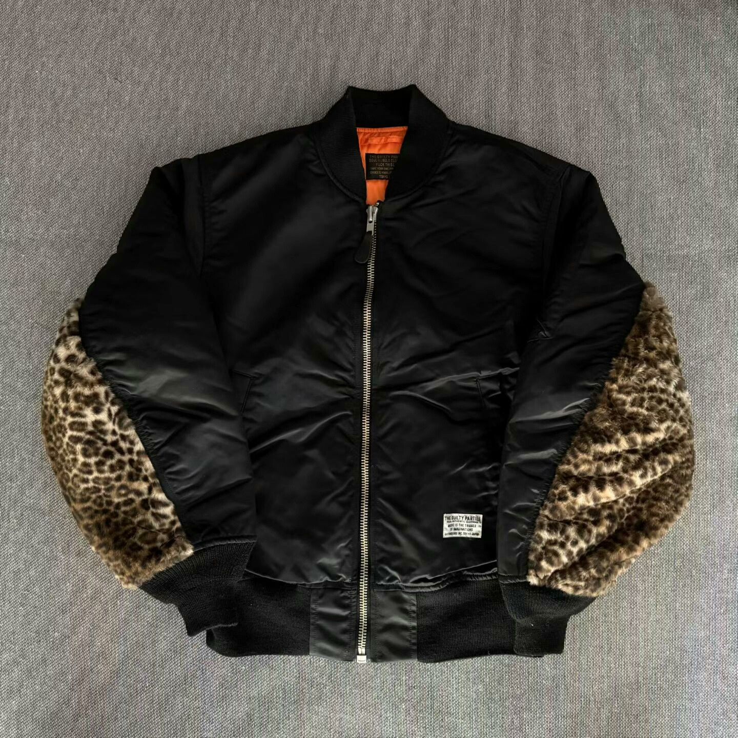 Wacko Maria Leopard MA1 Flight Jacket