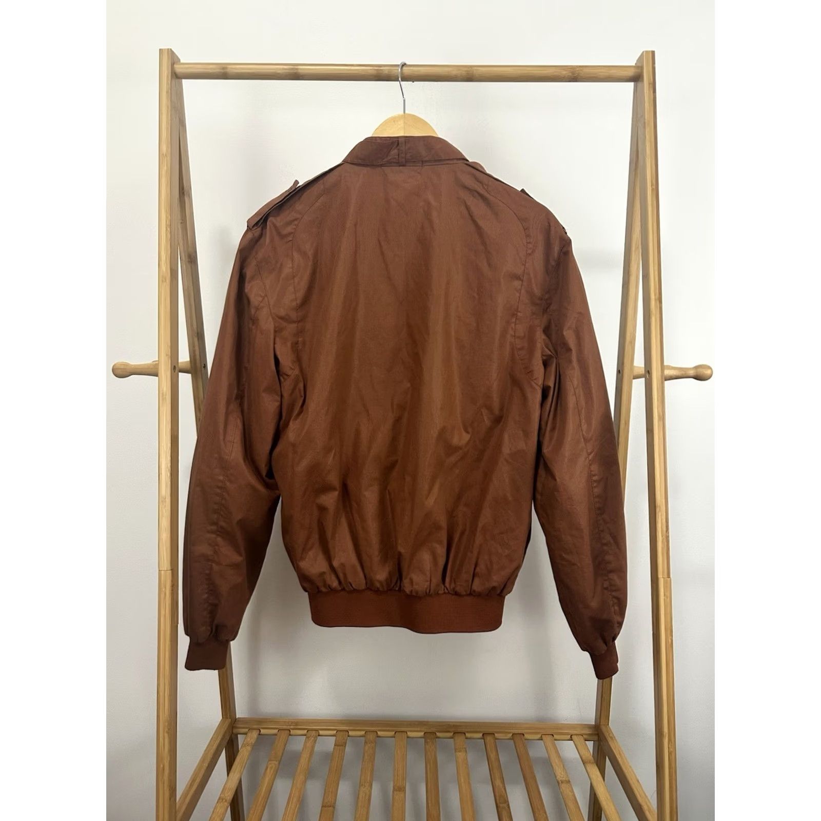 Camel VINTAGE Camel Jacket Windbreaker Racing 70s GT Light Bomber Cafe Racer Full Zip L Burnt Orange Brown Men Large) Size US L / EU 52-54 / 3 - 2 Thumbnail