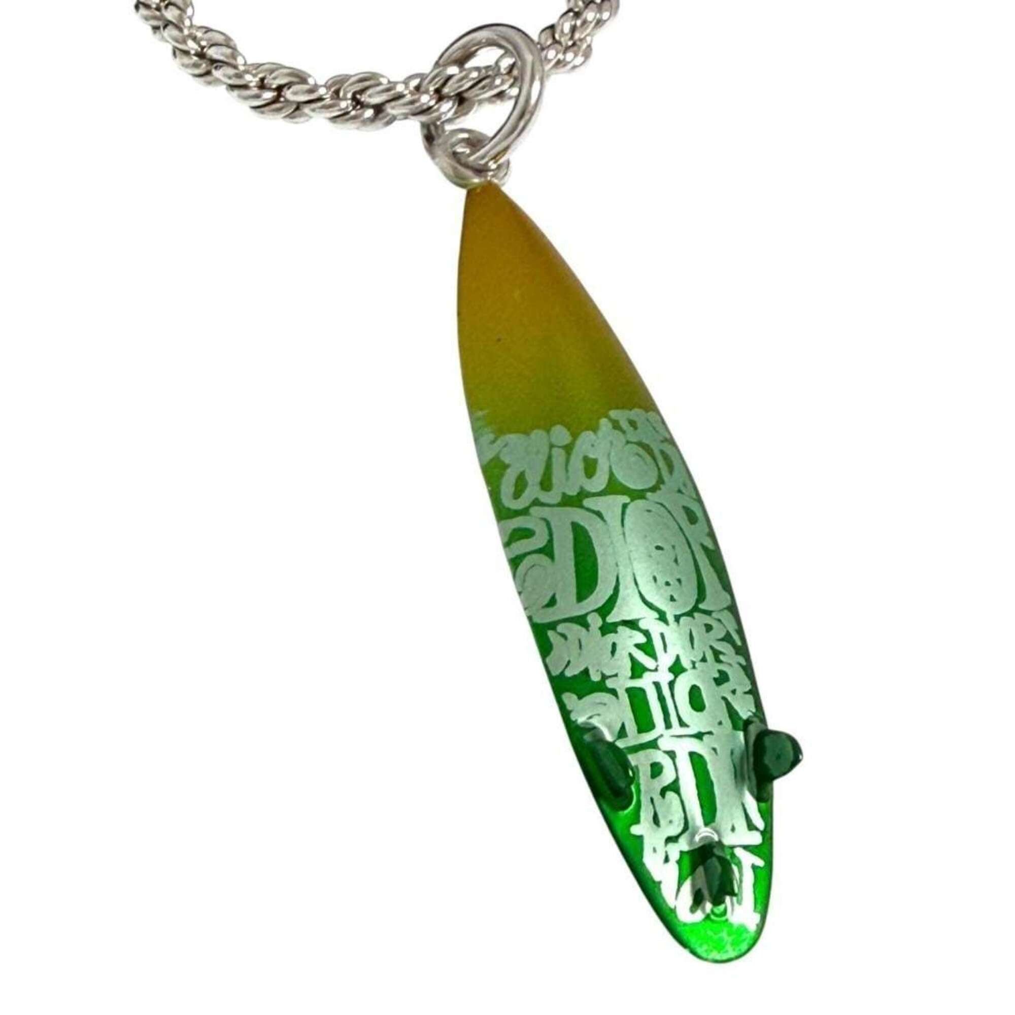 Dior Christian Dior Dior x Stussy Men's Surfboard Pendant Necklace Size ONE SIZE - 1 Thumbnail