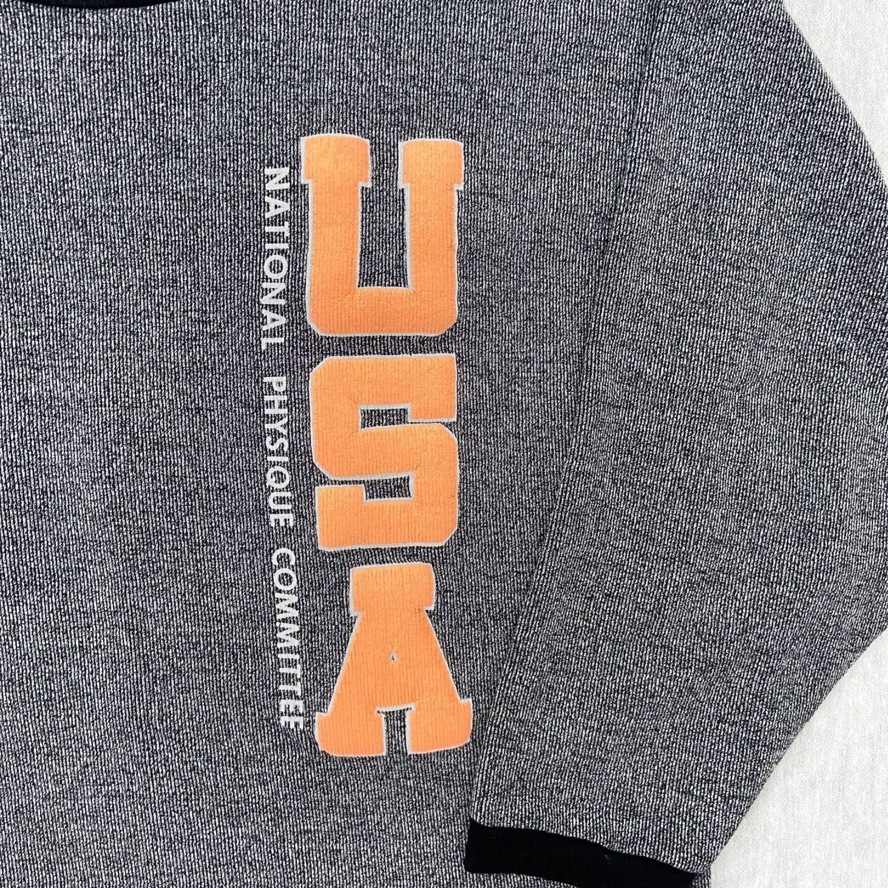Vintage VINTAGE National Physique Committee Sweatshirt Adult Large Gray Bodybuilding Pullover Mens Size US L / EU 52-54 / 3 - 4 Thumbnail