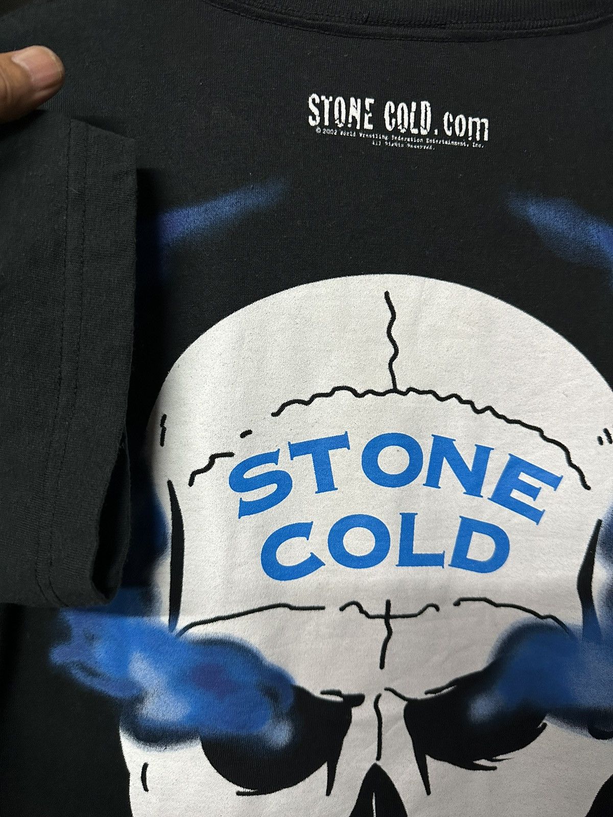 Vintage Vintage Stone Cold What? Wrestling Faded Tee Size US L / EU 52-54 / 3 - 6 Thumbnail