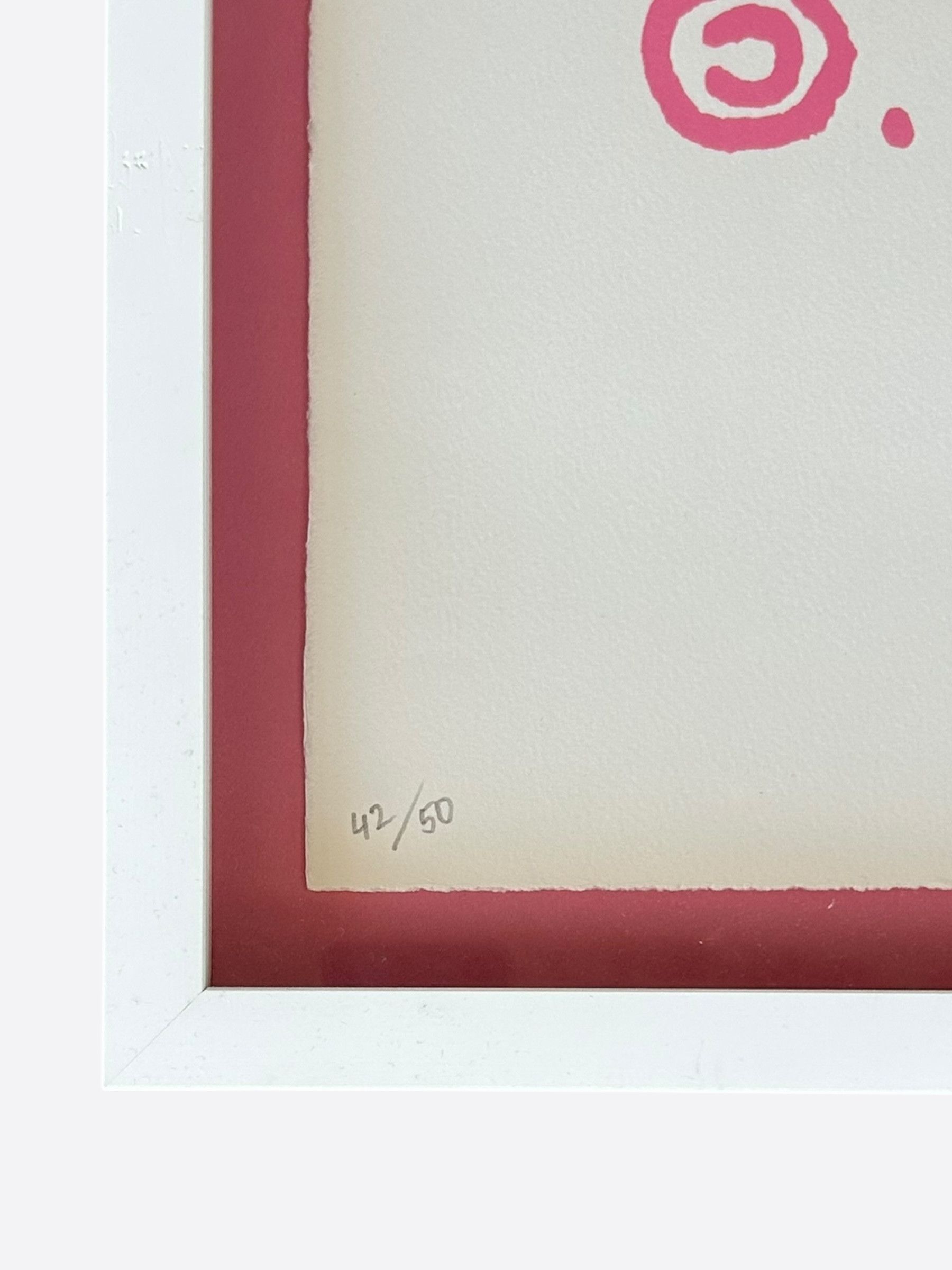 Other Art Andre Saraiva Pink "Mr A" Painting Size ONE SIZE - 2 Thumbnail