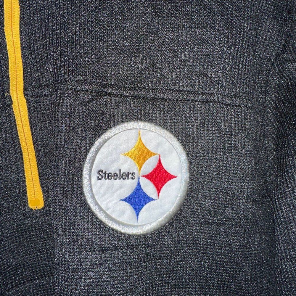 NFL Pittsburgh Steelers Long Sleeve Quarter Zip Men's Size L N Size US L / EU 52-54 / 3 - 9 Thumbnail