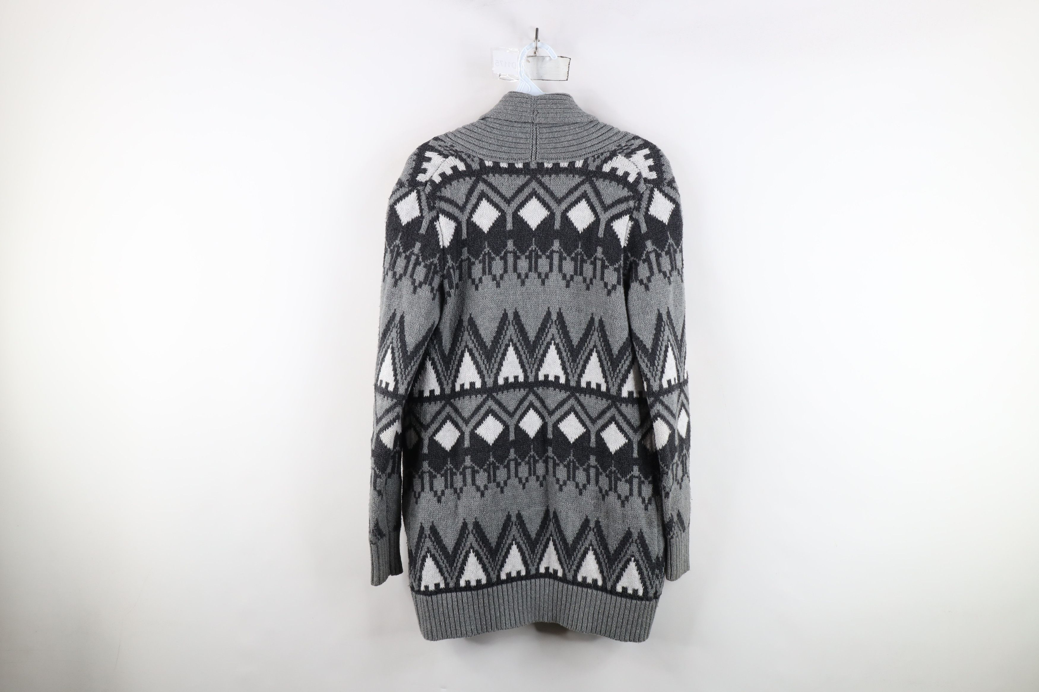 Vintage Vintage 90s Streetwear Open Front Knit Cardigan Sweater Size M / US 6-8 / IT 42-44 - 11 Thumbnail