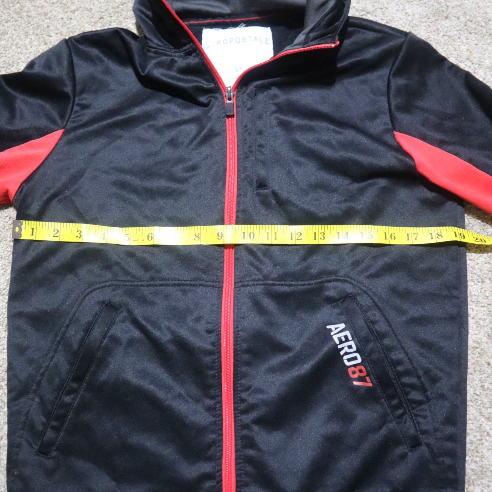Aeropostale Aeropostale Jacket Women S Black Full Zip Coat with Red Trim Size S Small Size S / US 4 / IT 40 - 5 Thumbnail