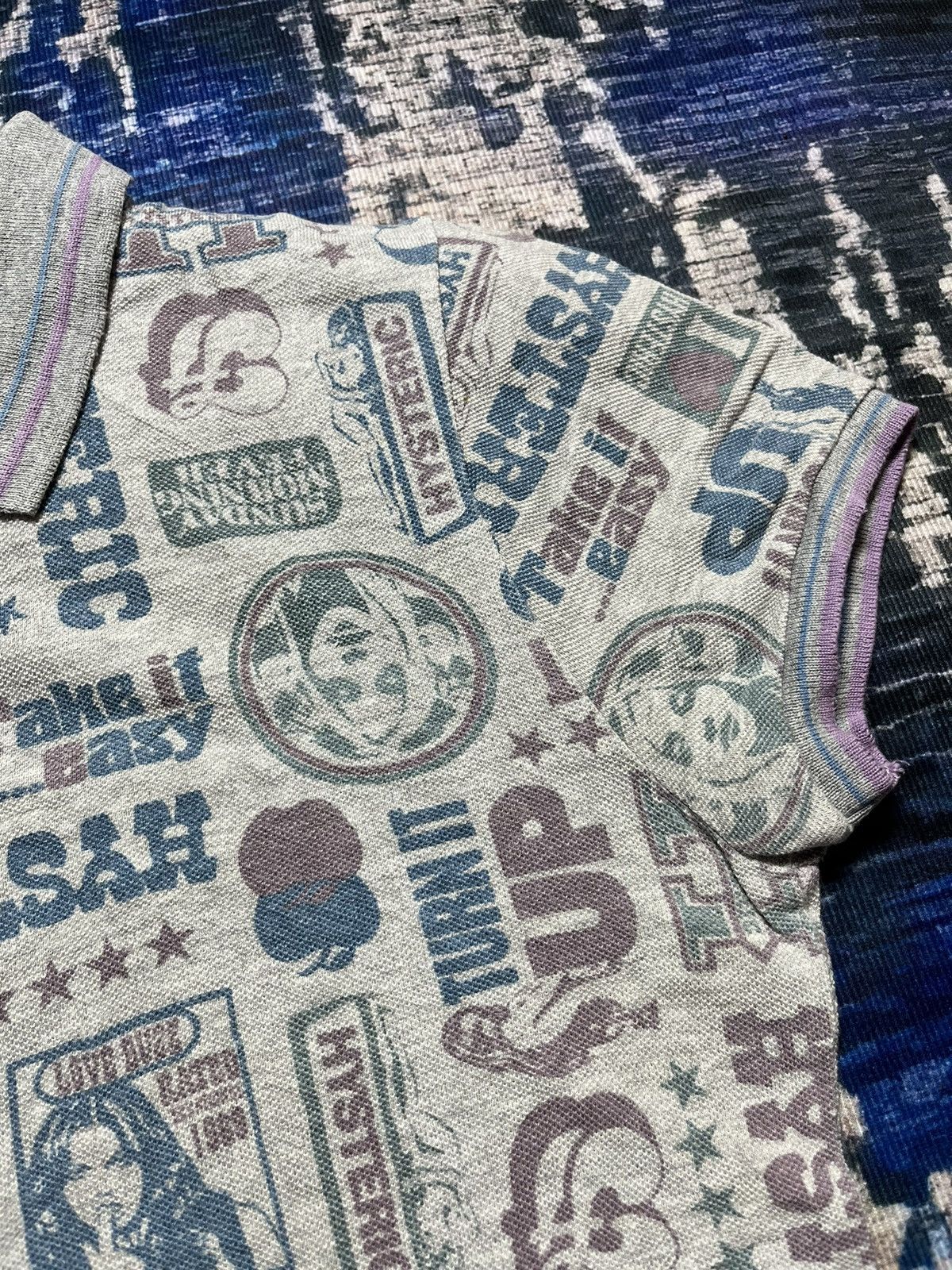 Hysteric Glamour RARE Hysteric Glamour Full Print Polo Tees Japan 🇯🇵 Size M / US 6-8 / IT 42-44 - 5 Thumbnail