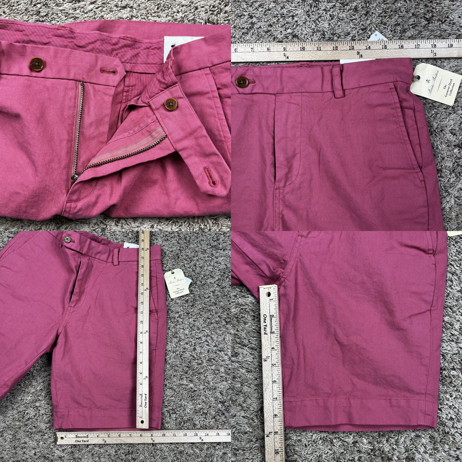 Brooks Brothers VINTAGE Brooks Brothers Bermuda Shorts Waist 32 Pink Cotton Preppy Beach? Size US 32 / EU 48 - 8 Thumbnail