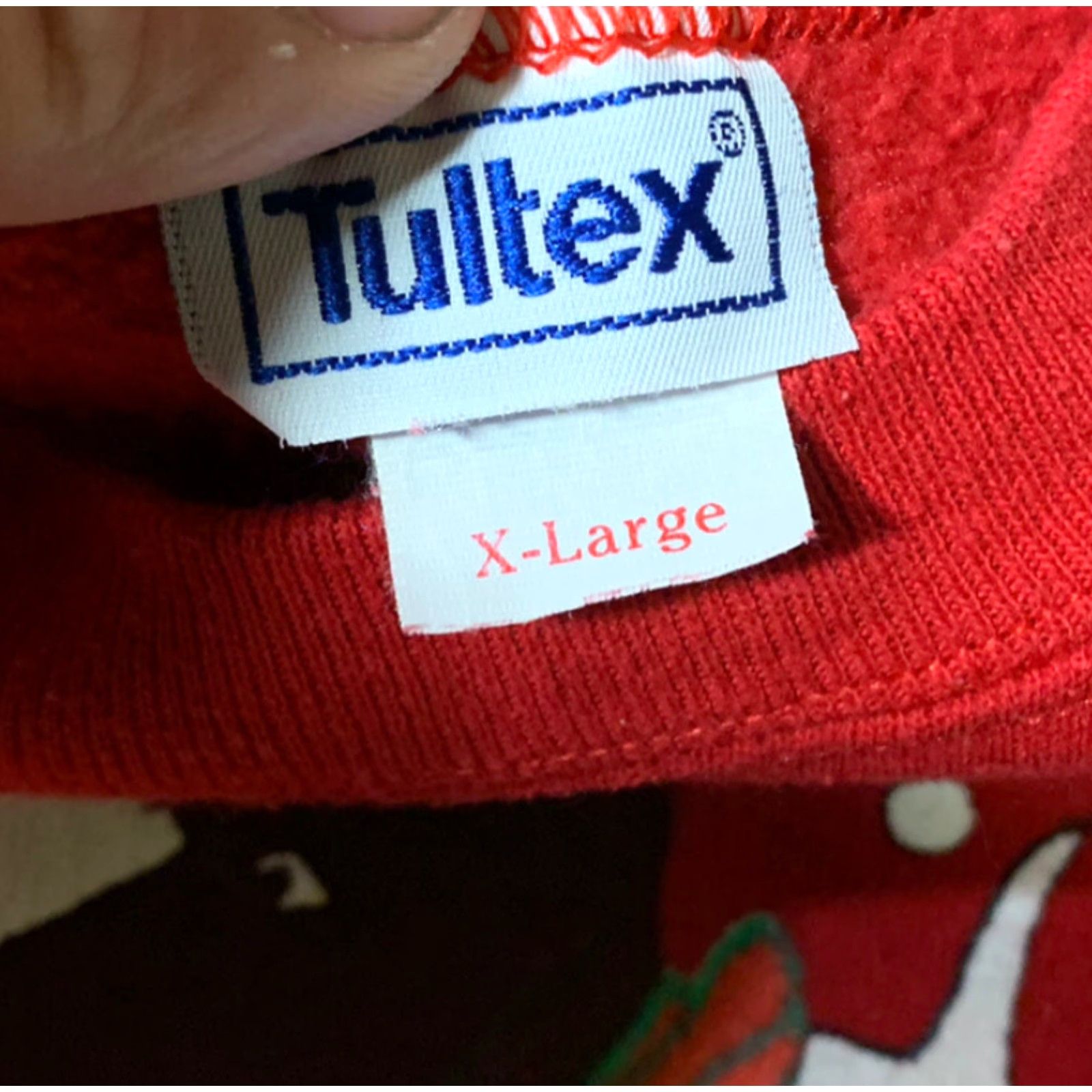 Tultex VINTAGE 90s Tultex Scottie Dog Crewneck Sweatshirt XL Red Mens Size US XL / EU 56 / 4 - 3 Thumbnail