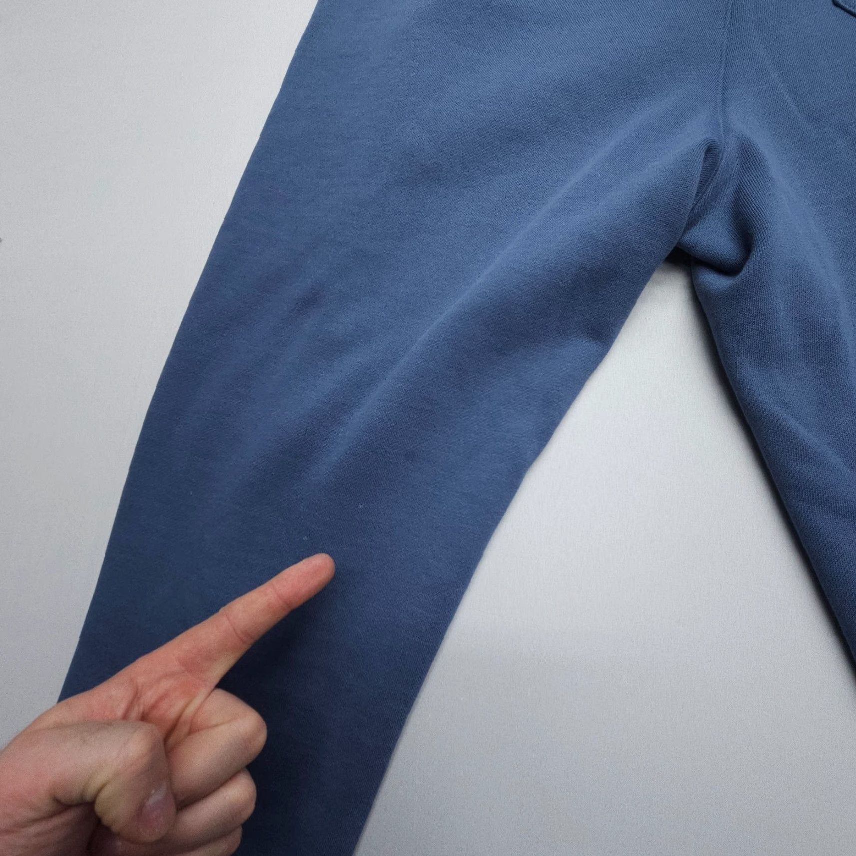 Vintage True Classic Fleece Jogger Sweatpants Mens Large Blue Regular Jogger Pants Gear Pattern Solid Slouchy Casual Mens Size US 33 - 4 Thumbnail