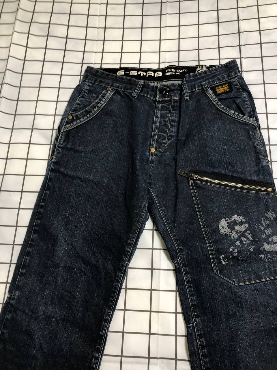 G-Star Vintage G Star Raw denim banana jeans distressed Size US 30 / EU 46 - 7 Thumbnail