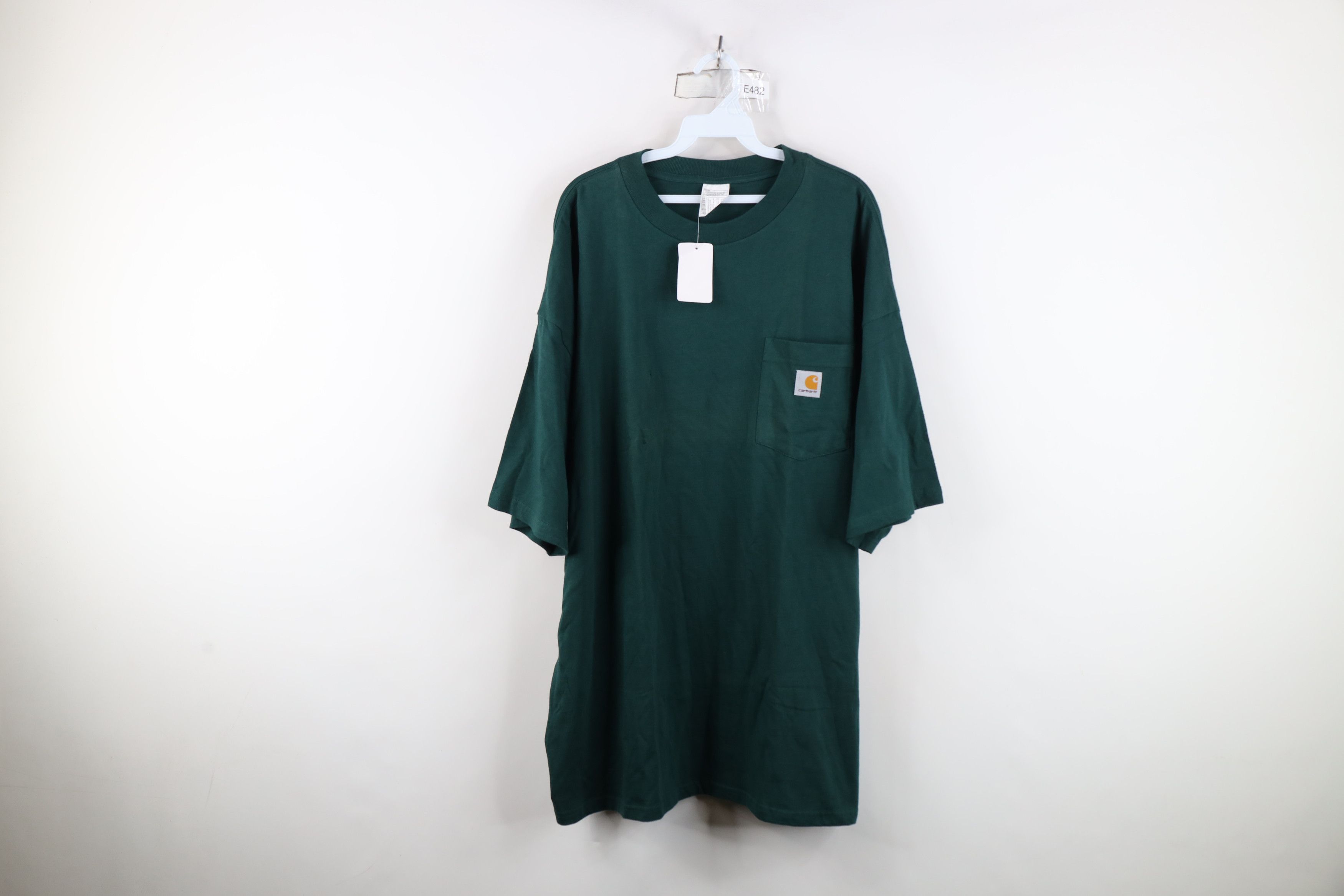 Carhartt Deadstock Vintage 90s Carhartt Pocket T-Shirt Hunter Green Size US XXL / EU 58 / 5 - 1 Thumbnail