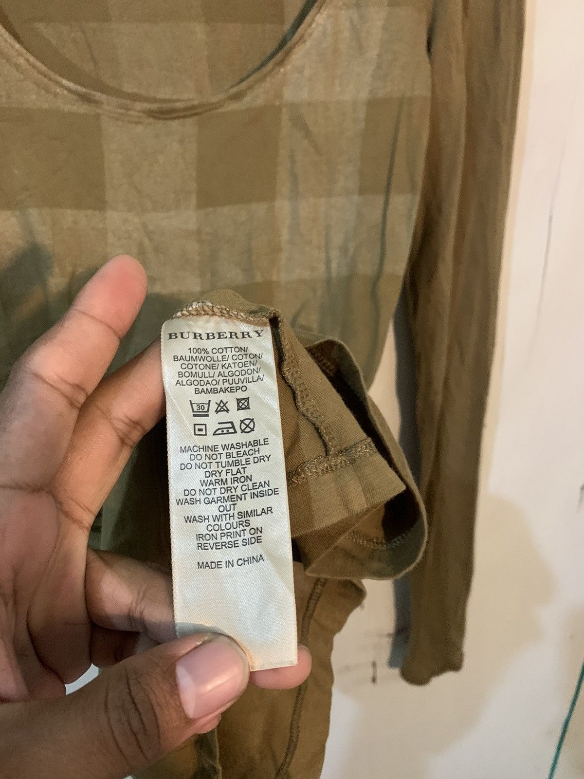 Burberry × Vintage Burberry brit long Sleeve Size US S / EU 44-46 / 1 - 7 Thumbnail