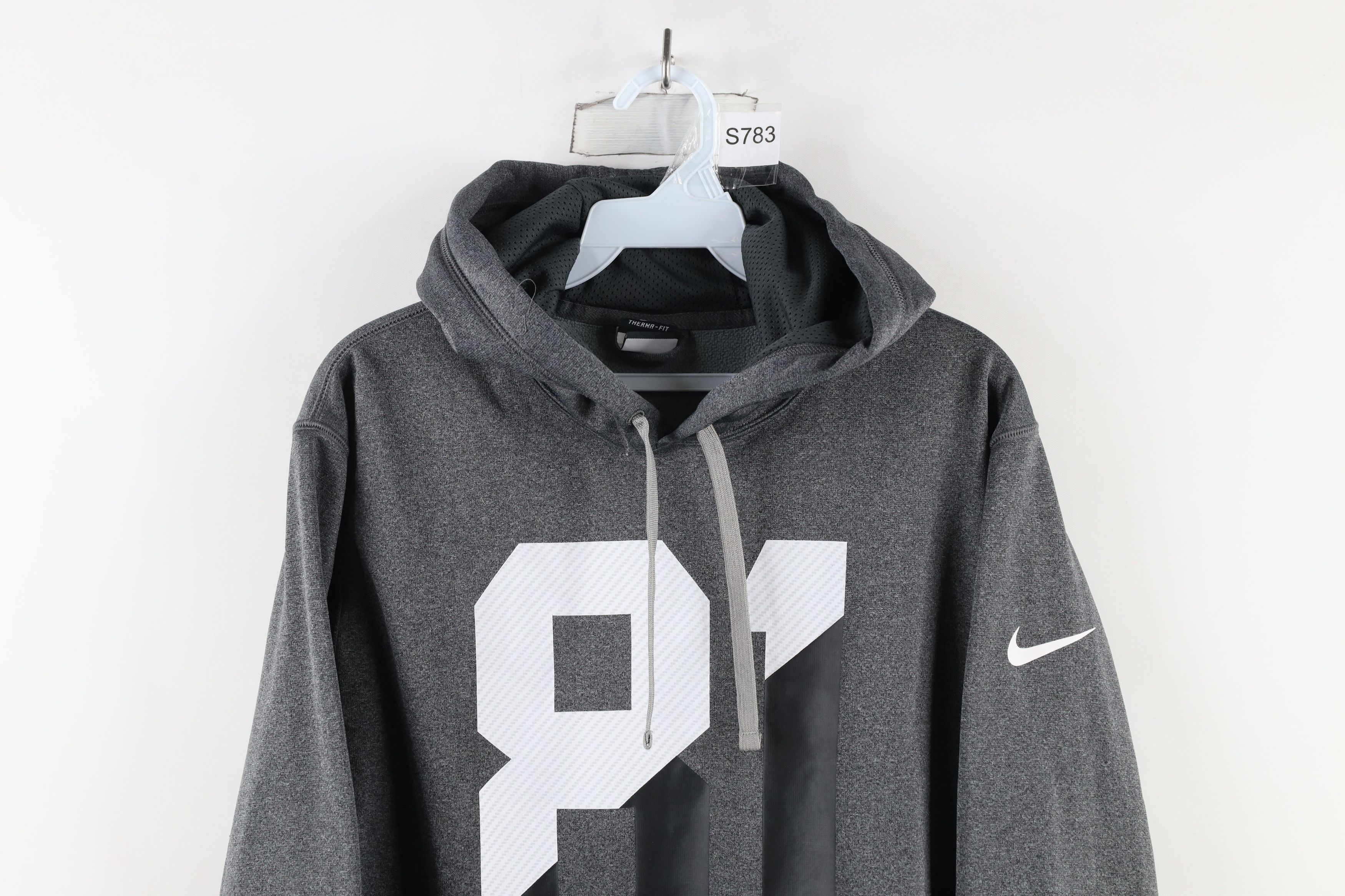 Nike × Vintage Nike Theral Fit Johnson Detroit Lions Football Hoodie #81 Size US S / EU 44-46 / 1 - 2 Thumbnail