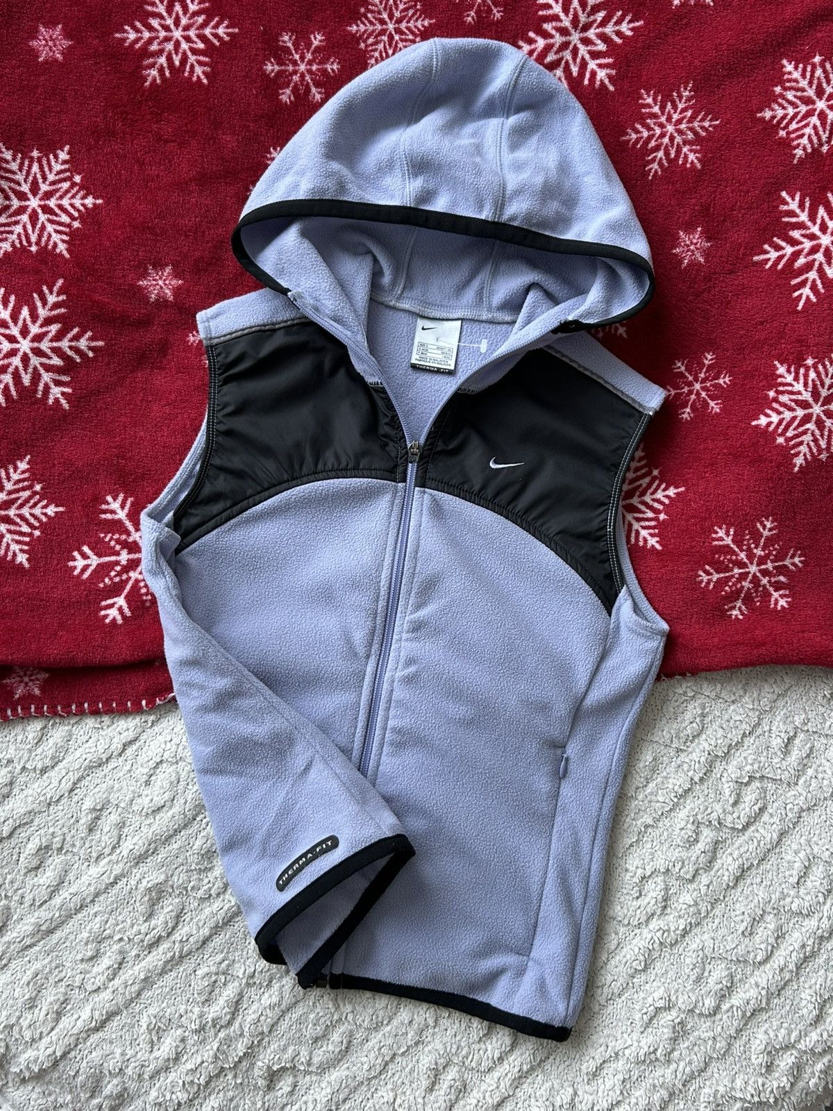 Nike Nike Vintage Therma-Fit Women's Waistcoat Jacket Size small Size S / US 4 / IT 40 - 3 Thumbnail