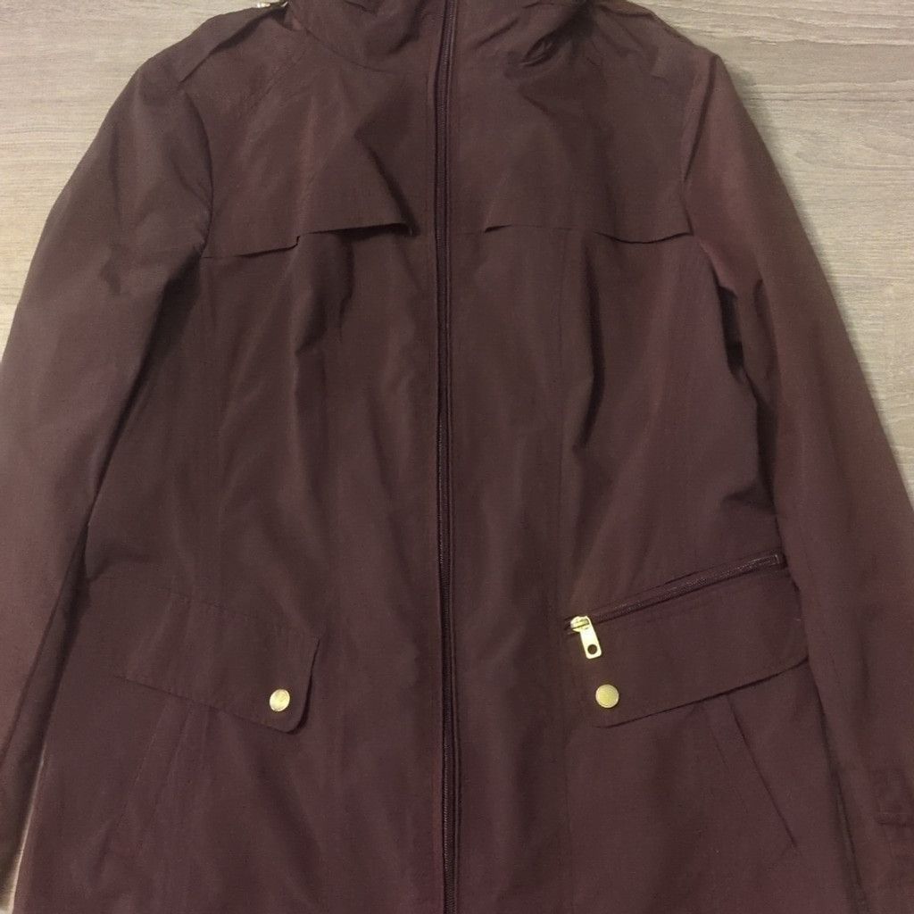 Cole Haan Cole Haan purple lightweight compatible hood jacket size med Size M / US 6-8 / IT 42-44 - 2 Thumbnail