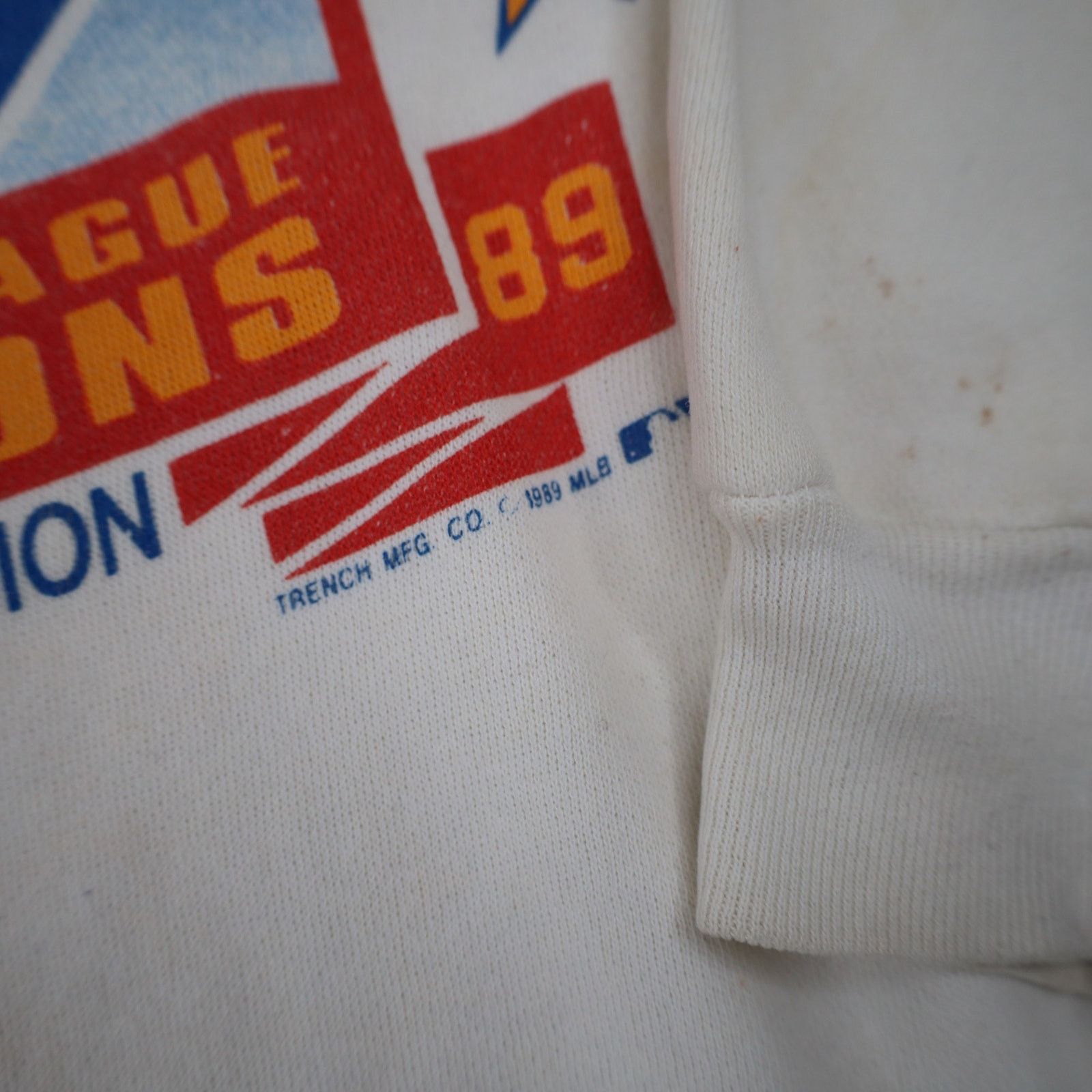 MLB × Vintage VTG 1989 Chicago Cubs National Champions Graphic Sweatshirt Size US M / EU 48-50 / 2 - 5 Thumbnail