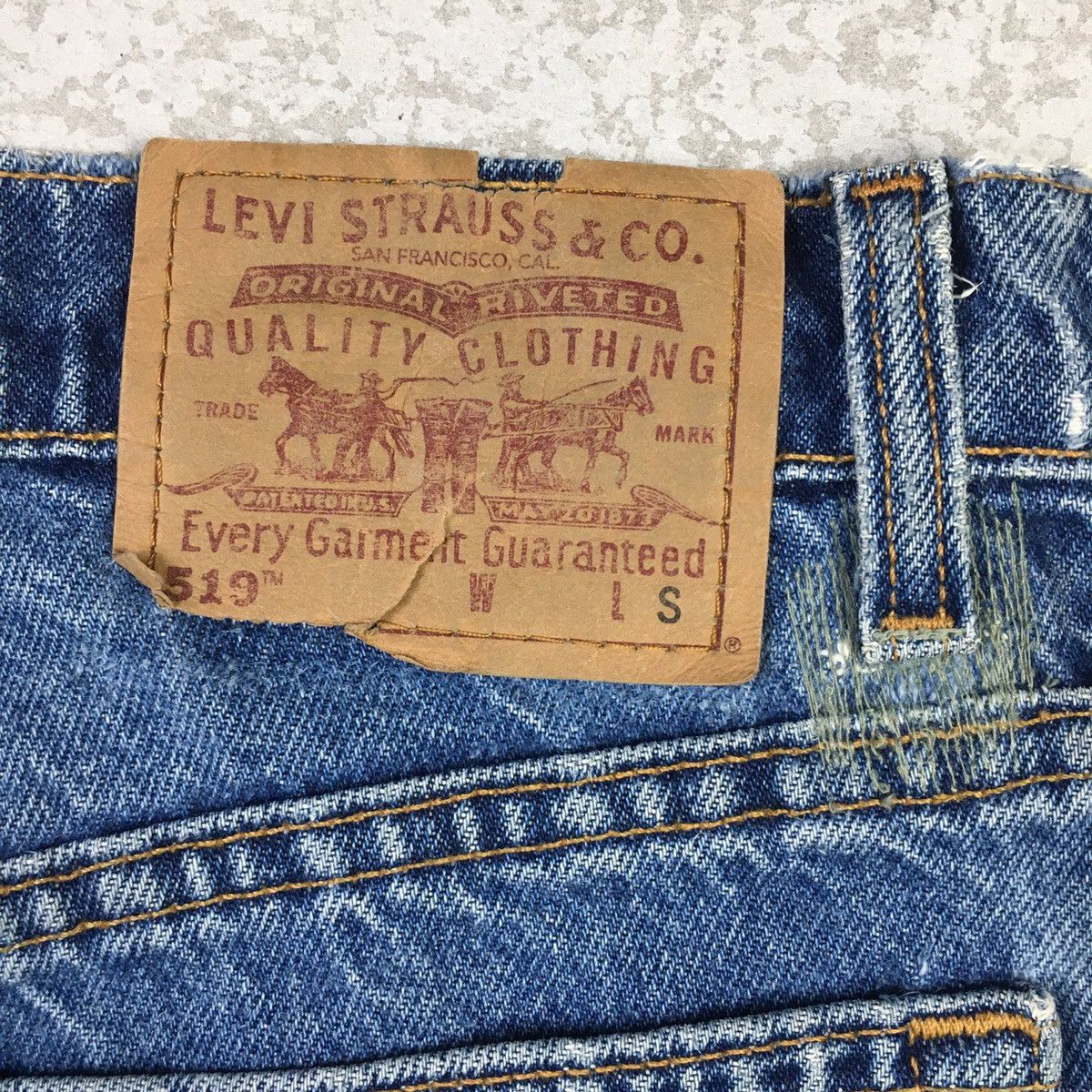 Levi's × Levi's Vintage Clothing × Vintage Flare💥Vintage 90s Levis 519 Low Rise Jeans Size US 30 / EU 46 - 8 Thumbnail