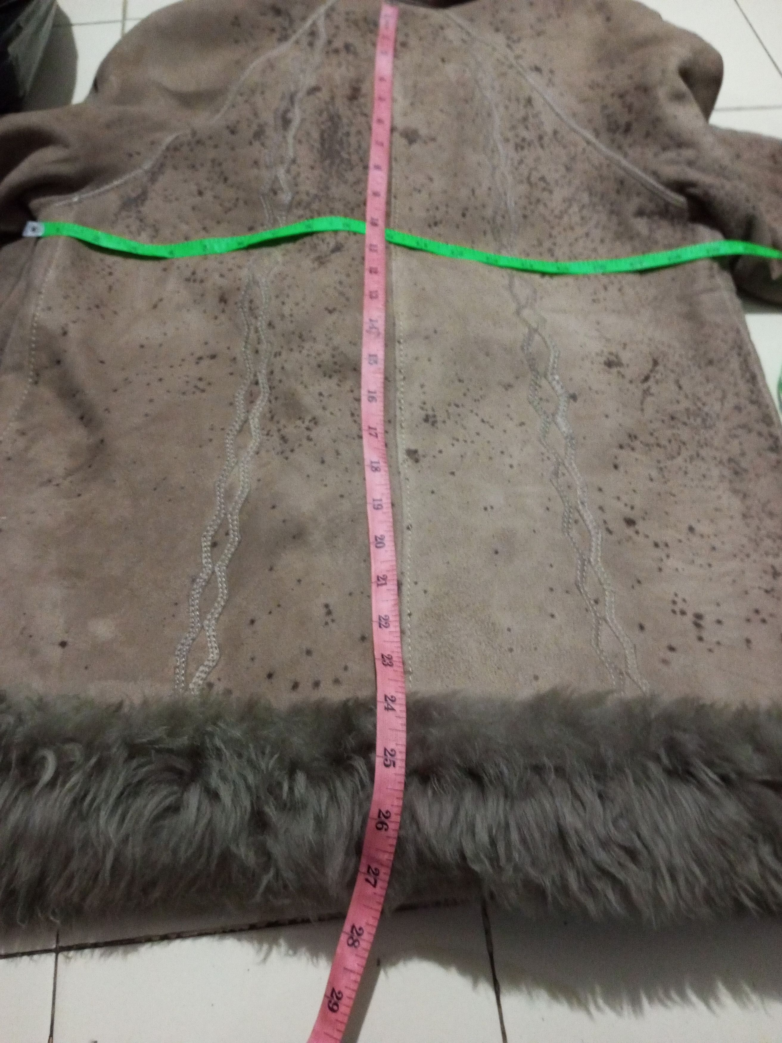 Vintage 90's 🇪🇸ADAR s.l Sheepskin Faux Fur Suede Leather Jacket Size US M / EU 48-50 / 2 - 7 Thumbnail