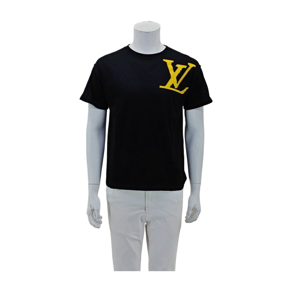 Louis Vuitton Louis Vuitton Yellow Logo T-Shirt XS Size US XS / EU 42 / 0 - 1 Thumbnail
