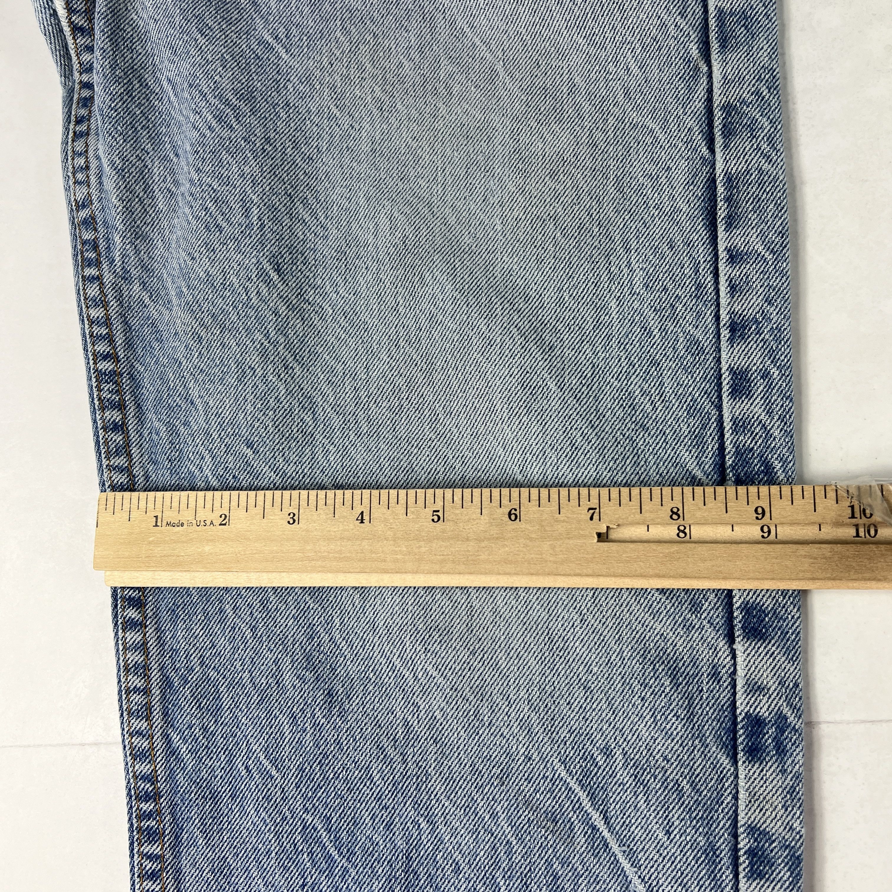 Levi's × Vintage VTG 90s Levi's Jeans 505 Straight Blue Denim Orange Tab Size US 34 / EU 50 - 21 Thumbnail
