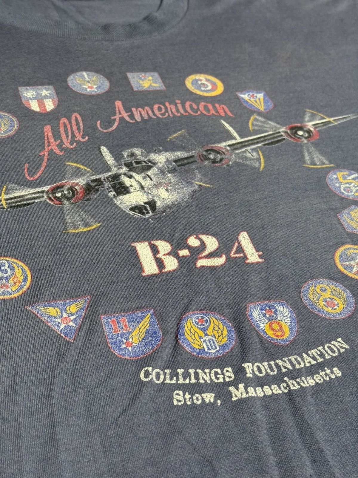 Vintage VINTAGE 1990’s SS All American B-24 Tee “Slate” [L] PREOWNED Size US L / EU 52-54 / 3 - 4 Thumbnail