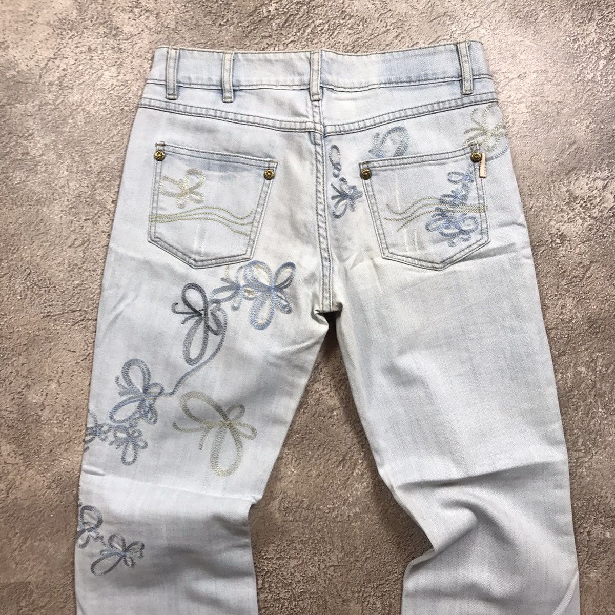 Vintage Vintage 90s Distressed Baggy Jeans Thrashed Skate Grunge 28 Size 28" / US 6 / IT 42 - 7 Thumbnail