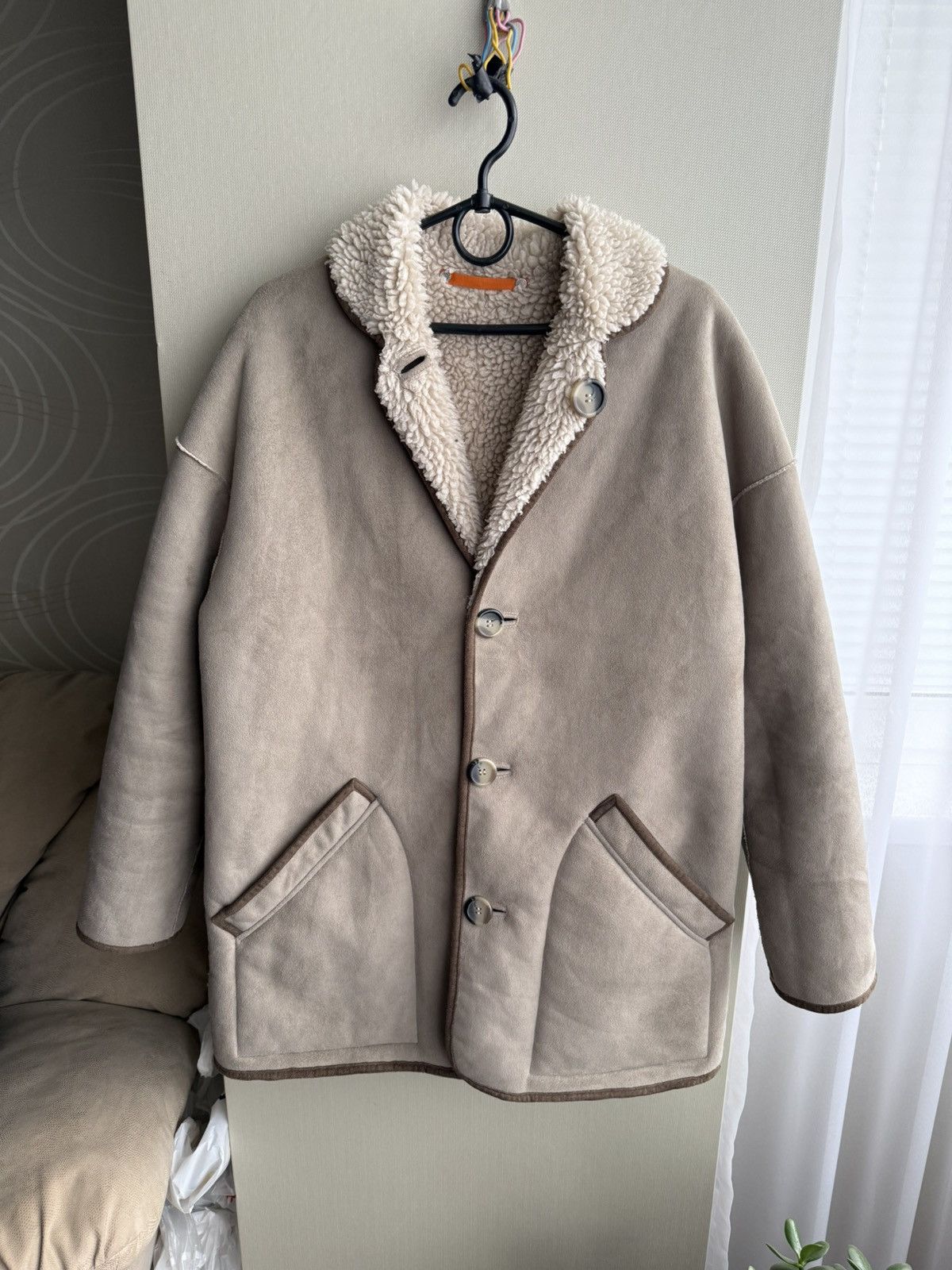 Paul Smith Paul Smith double-sided deep pile fleece coat Size US M / EU 48-50 / 2 - 8 Thumbnail