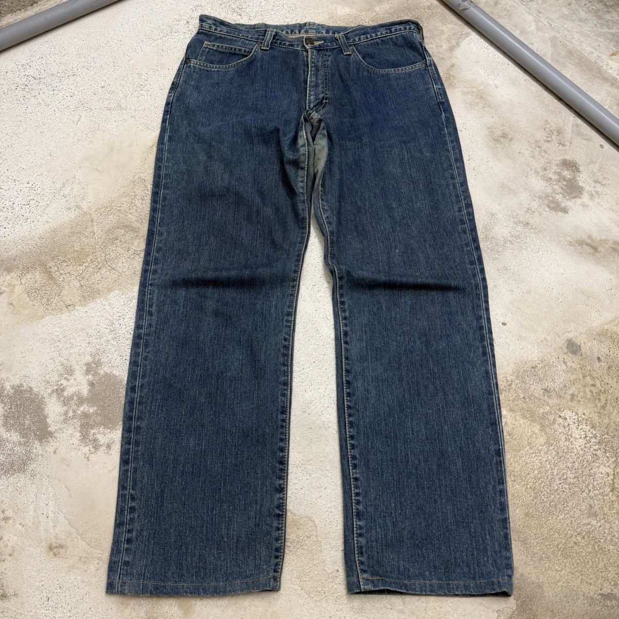 Wrangler Vintage 90s Basic Wrangler Relaxed Fit Denim Pants Size US 33 - 3 Thumbnail