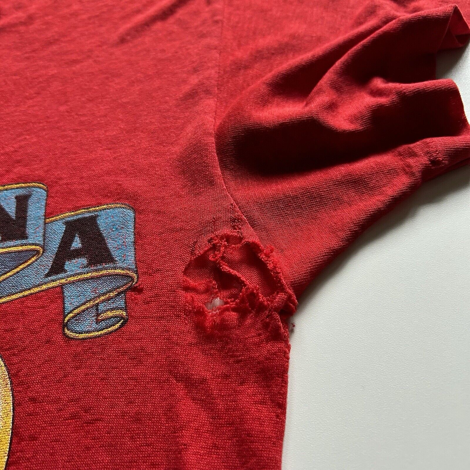 Harley Davidson Vintage 80s Harley Davidson Eagle Art T Shirt Large Red Rare Size US L / EU 52-54 / 3 - 4 Thumbnail