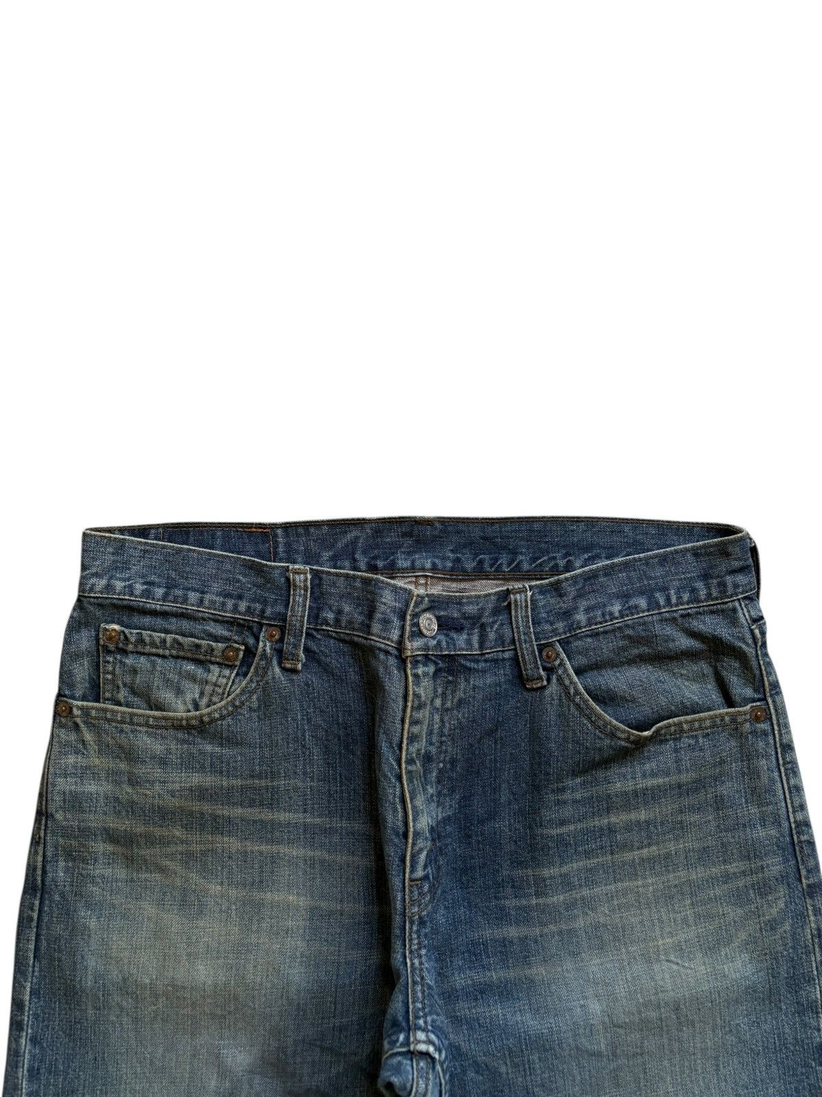 Levi's Vintage 90s Levis 534 Mud Wash Loose Jean Shorts Jorts Size US 34 / EU 50 - 4 Thumbnail